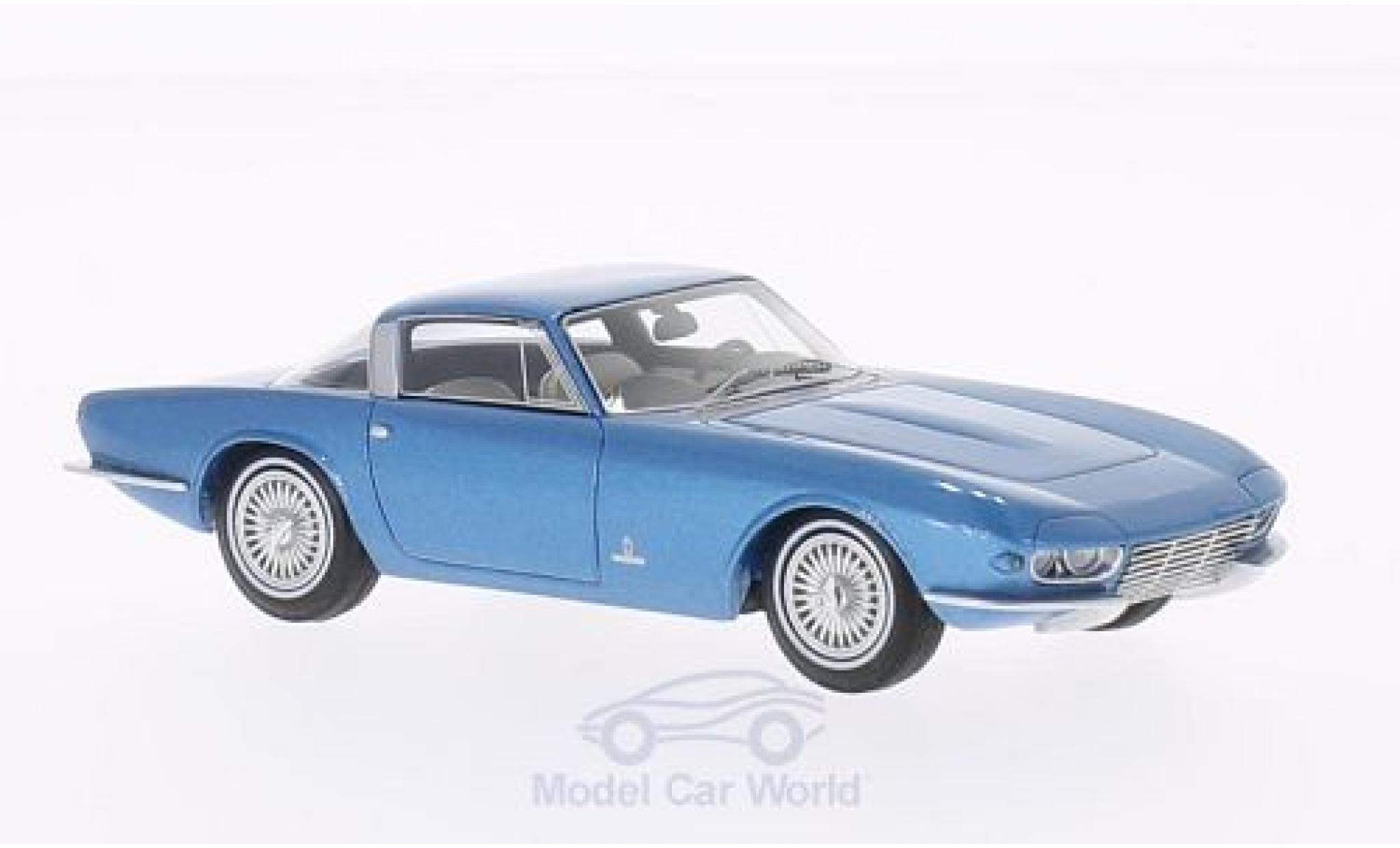 Chevrolet Corvette C2 1/43 BoS Models Rondine Pininfarina metallic blauw 1963 modelauto
