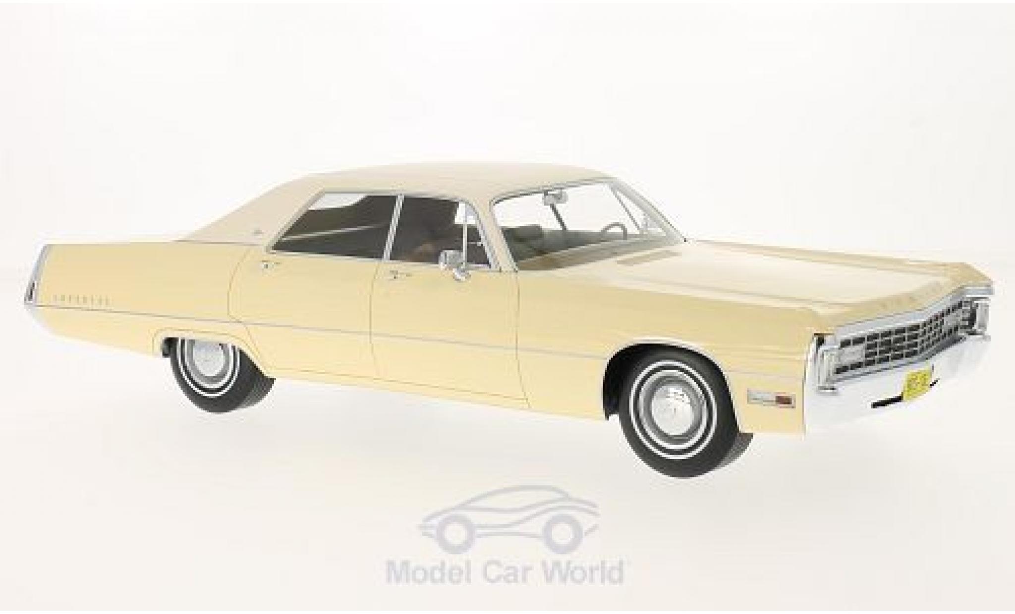 Chrysler Imperial 1/18 BoS Models LeBaron 4-door Hardtop beige/beige 1971 modelauto