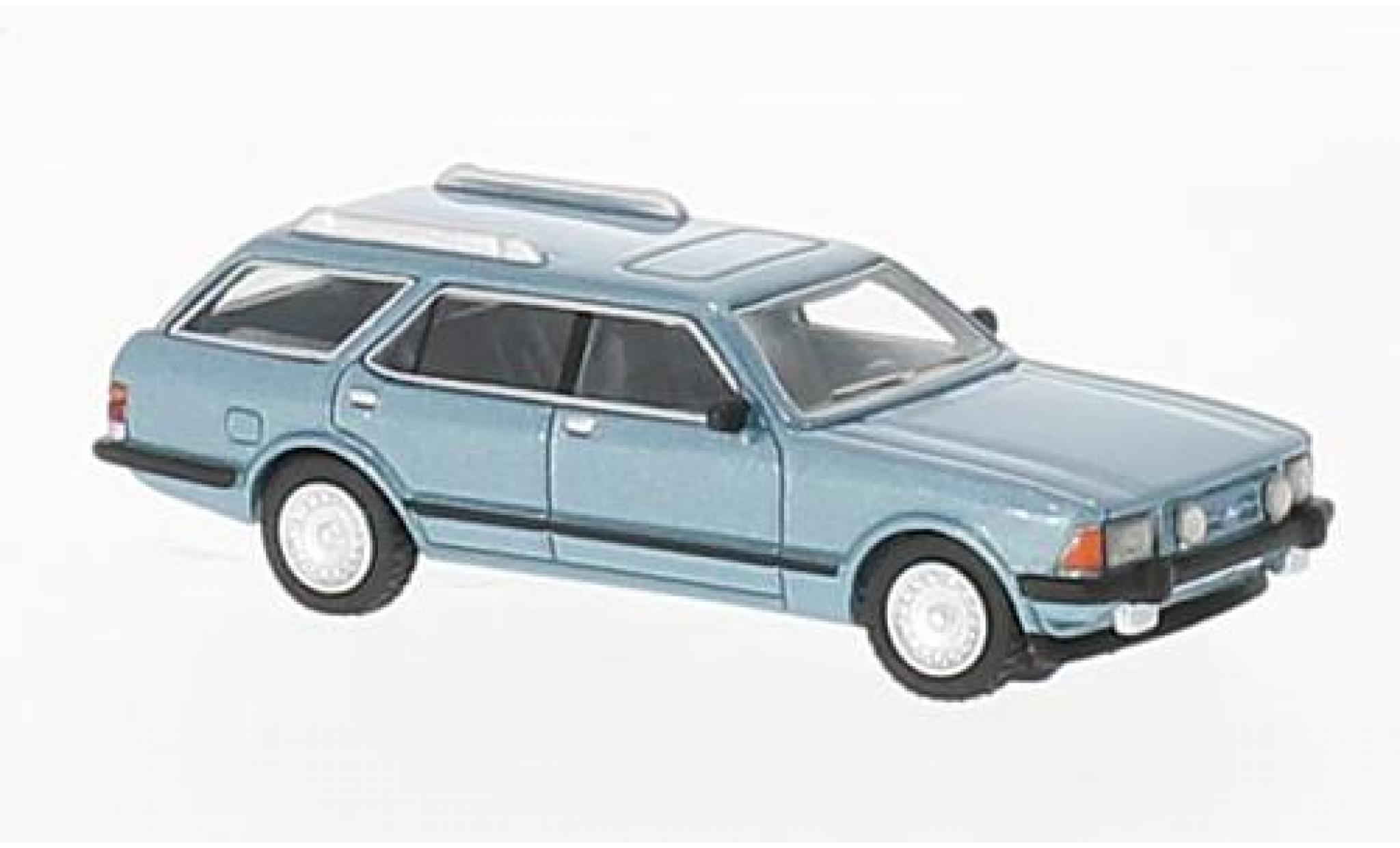 Ford Granada 1/87 BoS Models MK II Turnier metallic blauw 1982 modelauto