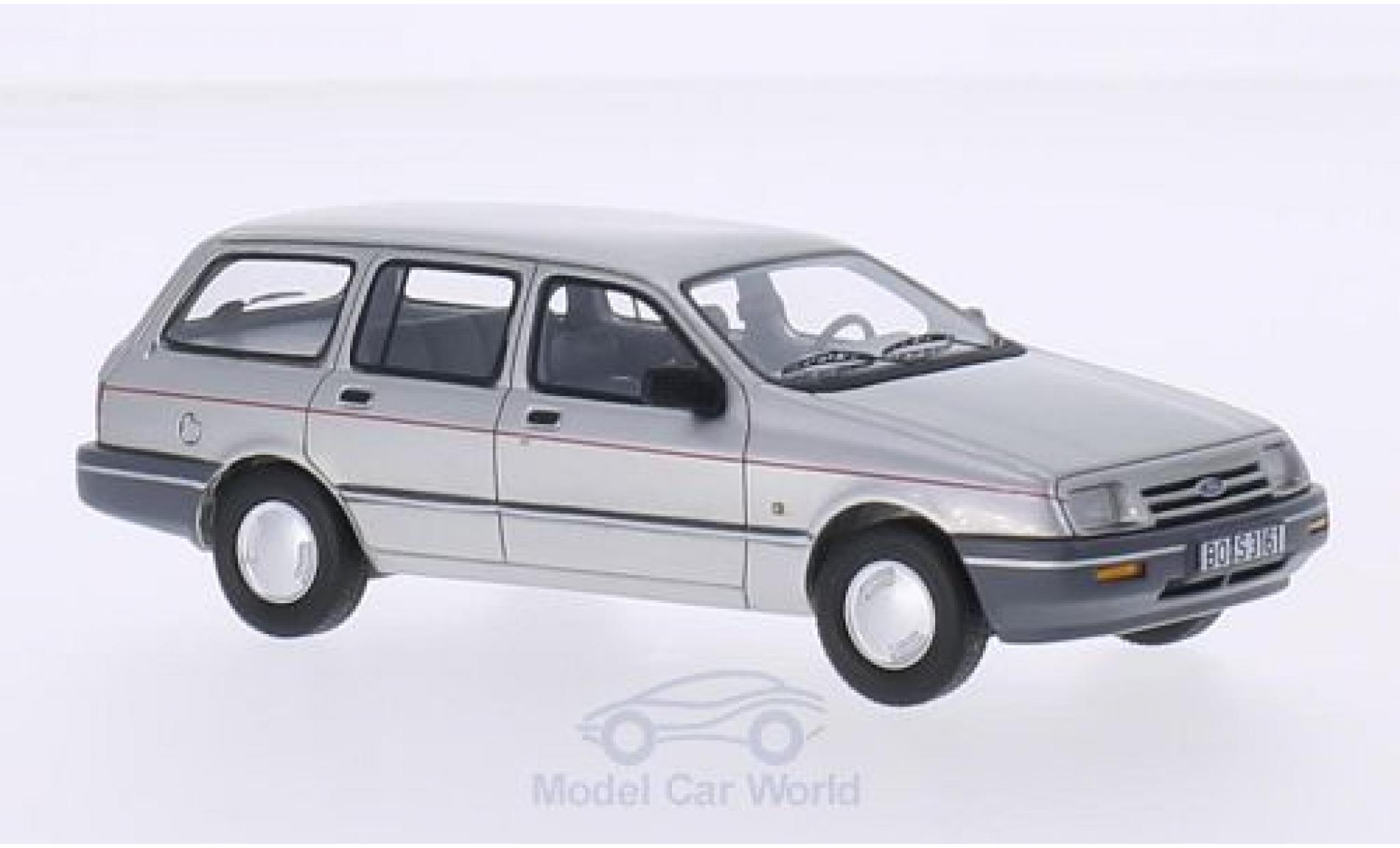 Ford Sierra 1/43 BoS Models MKI Turnier grijs 1982 modelauto
