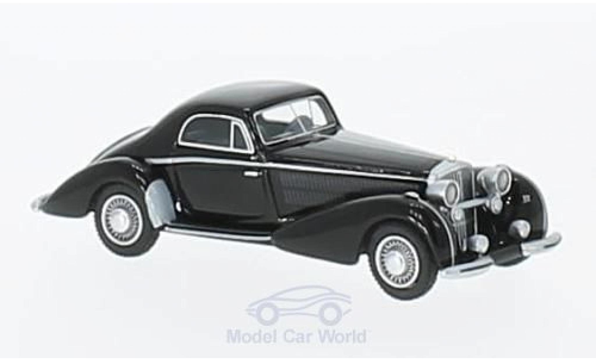 Horch 853 1/87 BoS Models Spezial Coupe zwart 1937 modelauto
