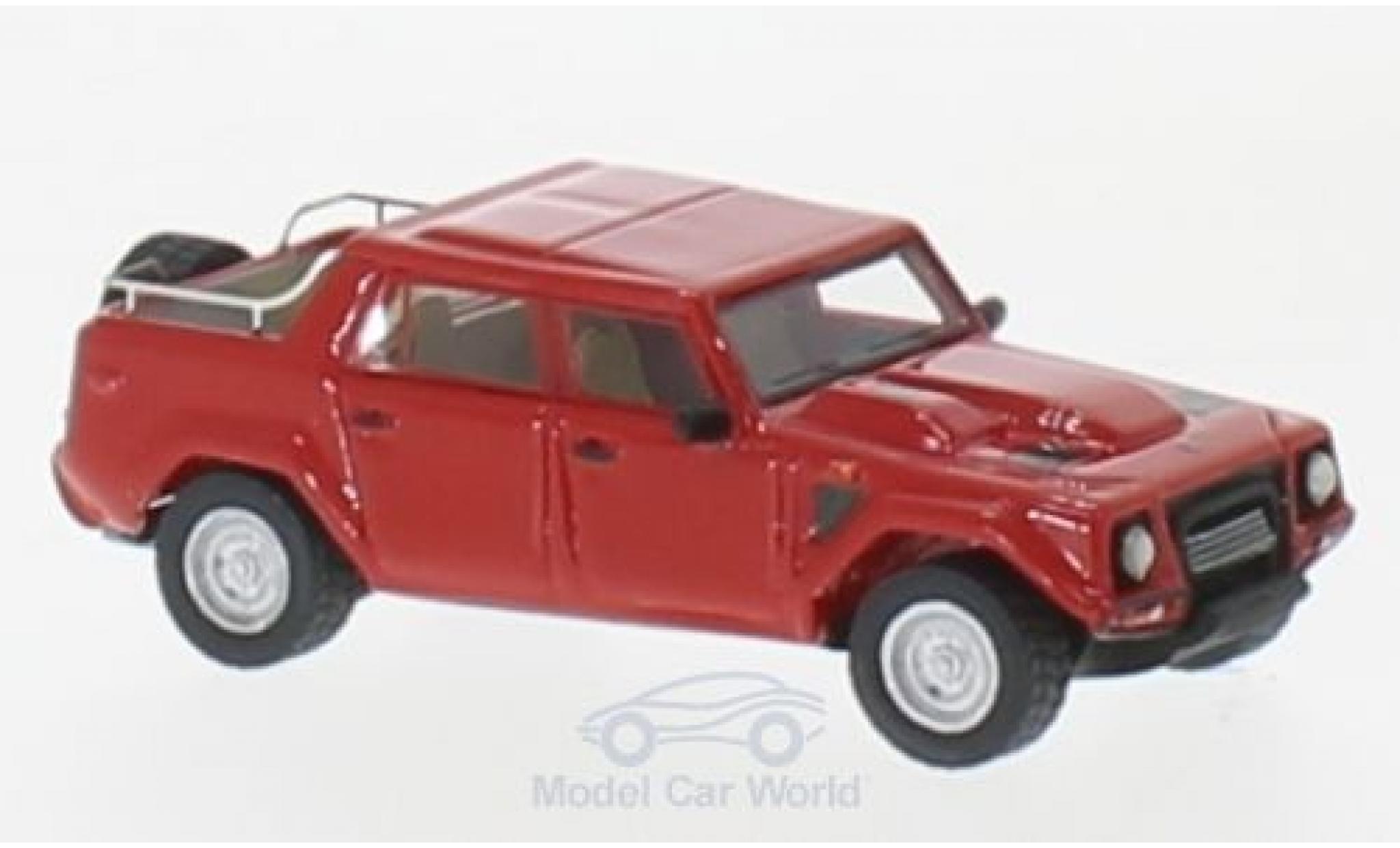 Lamborghini LM 1/87 BoS Models 002 rood 1986 modelauto