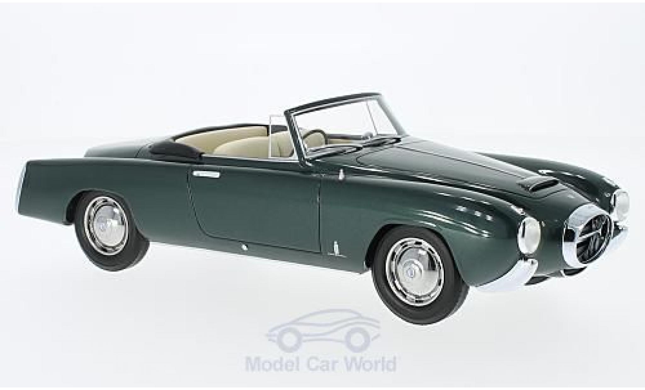 Lancia Aurelia 1/18 BoS Models PF200 Cabriolet metallic groen RHD 1953 modelauto