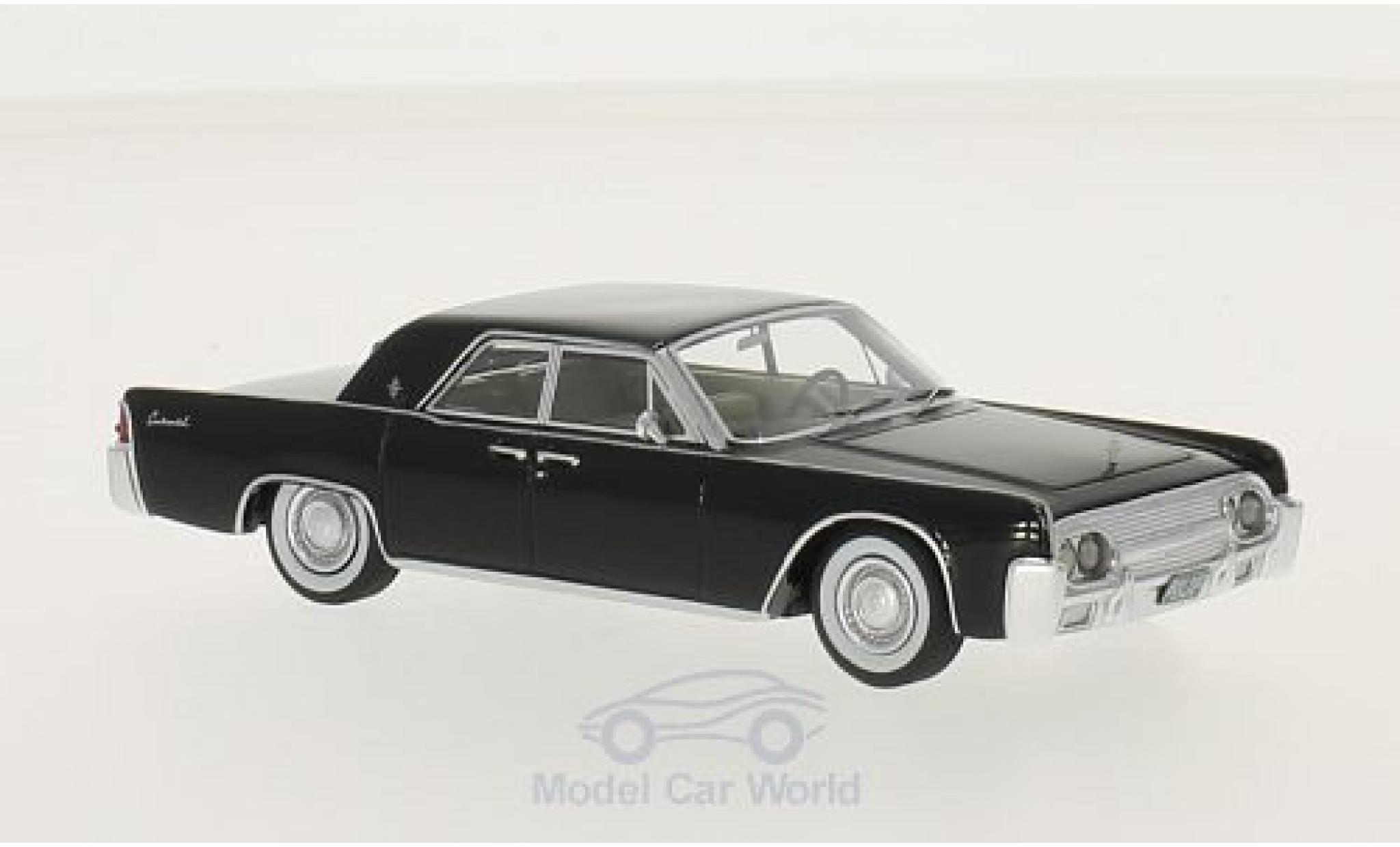 Lincoln Continental 1/43 BoS Models Sedan 53A zwart 1961 ohne Vitrine modelauto
