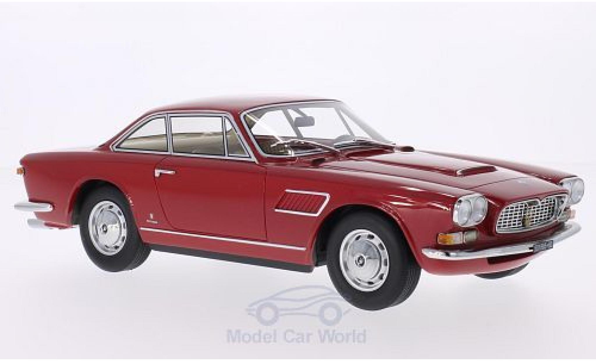 Maserati Sebring 1/18 BoS Models II metallic rood 1966 modelauto