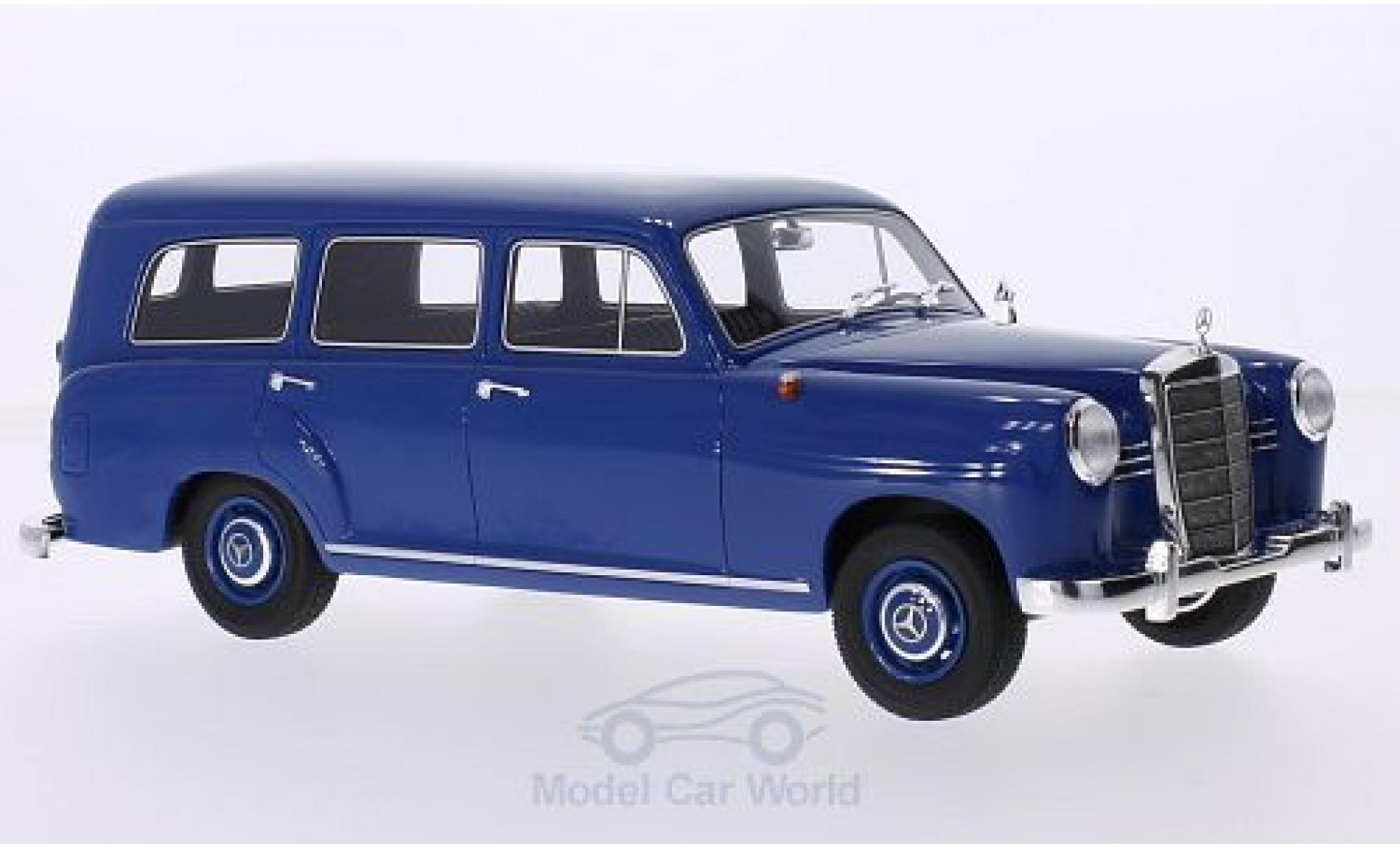Mercedes 180 1/18 BoS Models (W120) Universal blauw 1954 modelauto