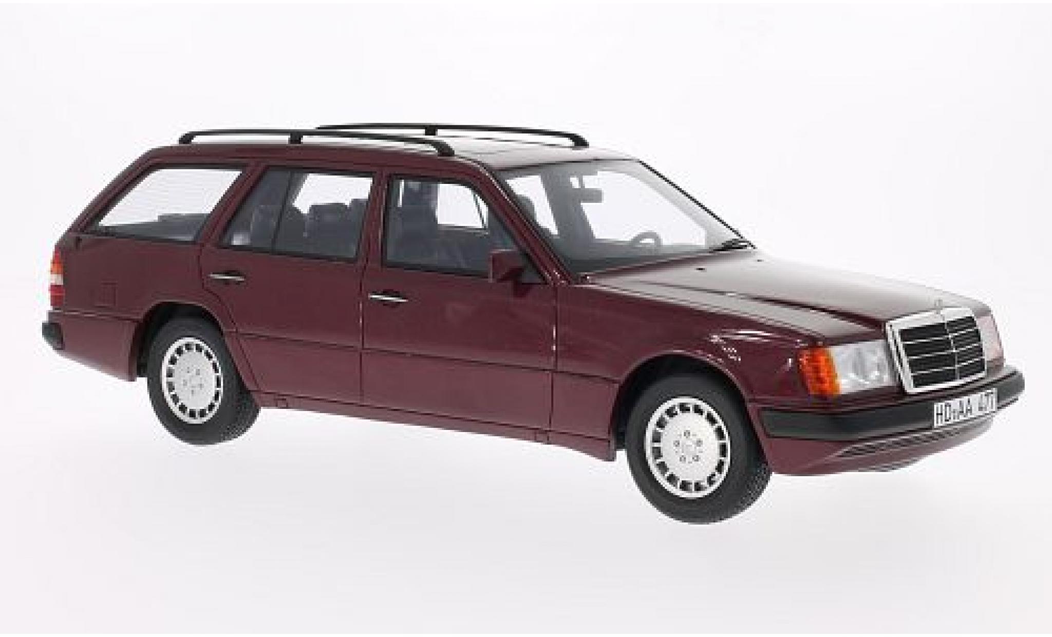 Mercedes 300 1/18 BoS Models TE (S124) metallic rood 1990 modelauto