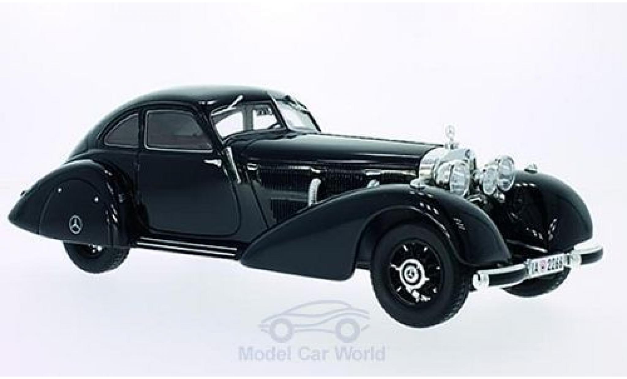 Mercedes 540 1/18 BoS Models K Autobahn-Kurier zwart 1935 modelauto