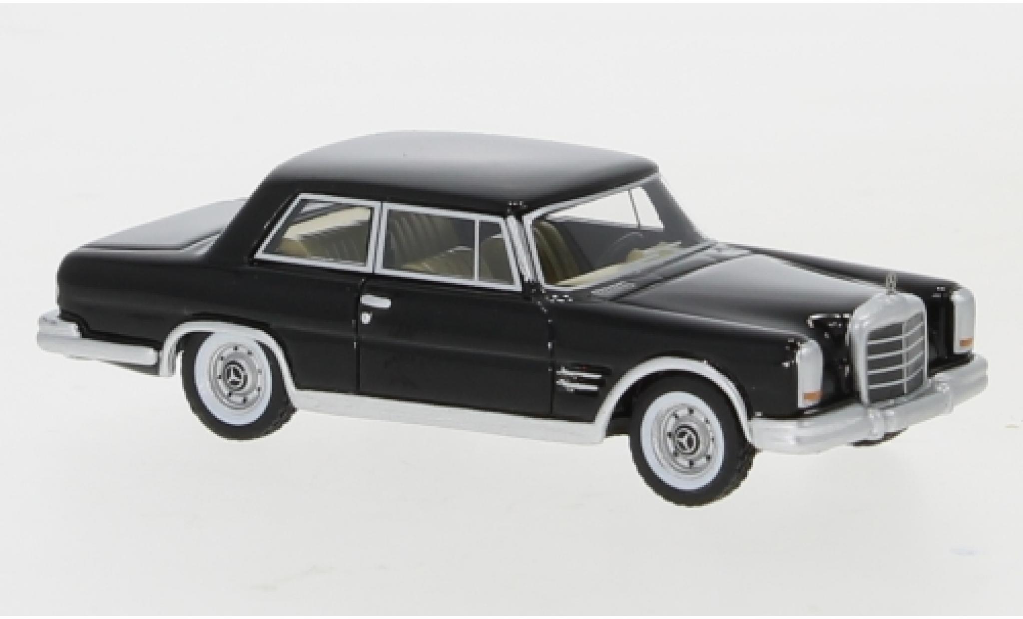 Mercedes 600 1/87 BoS Models (W100) Nallinger Coup&eacute; zwart 1963 modelauto