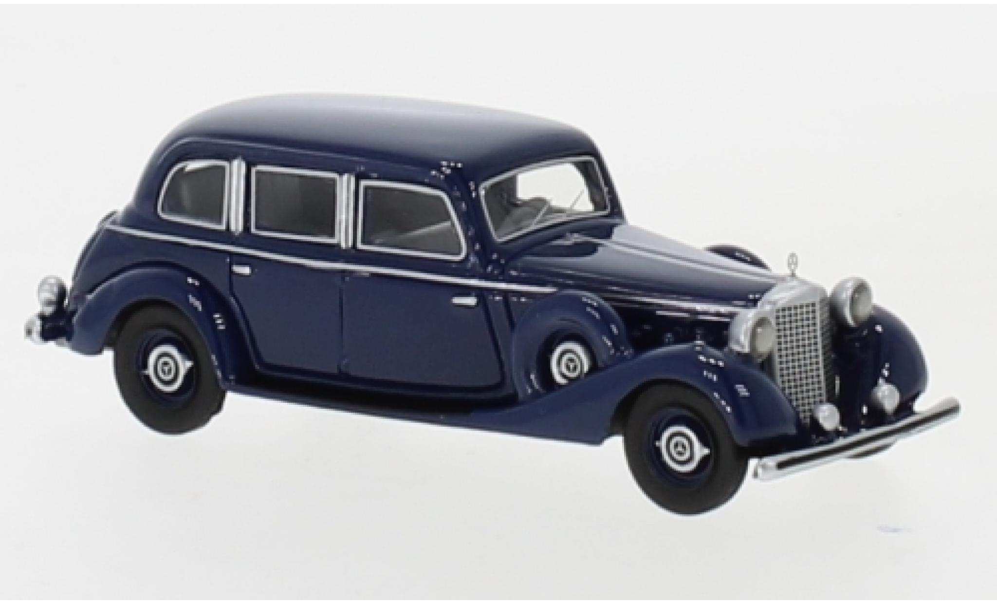 Mercedes 770 1/87 BoS Models (W150) Sedan blauw 1940 modelauto