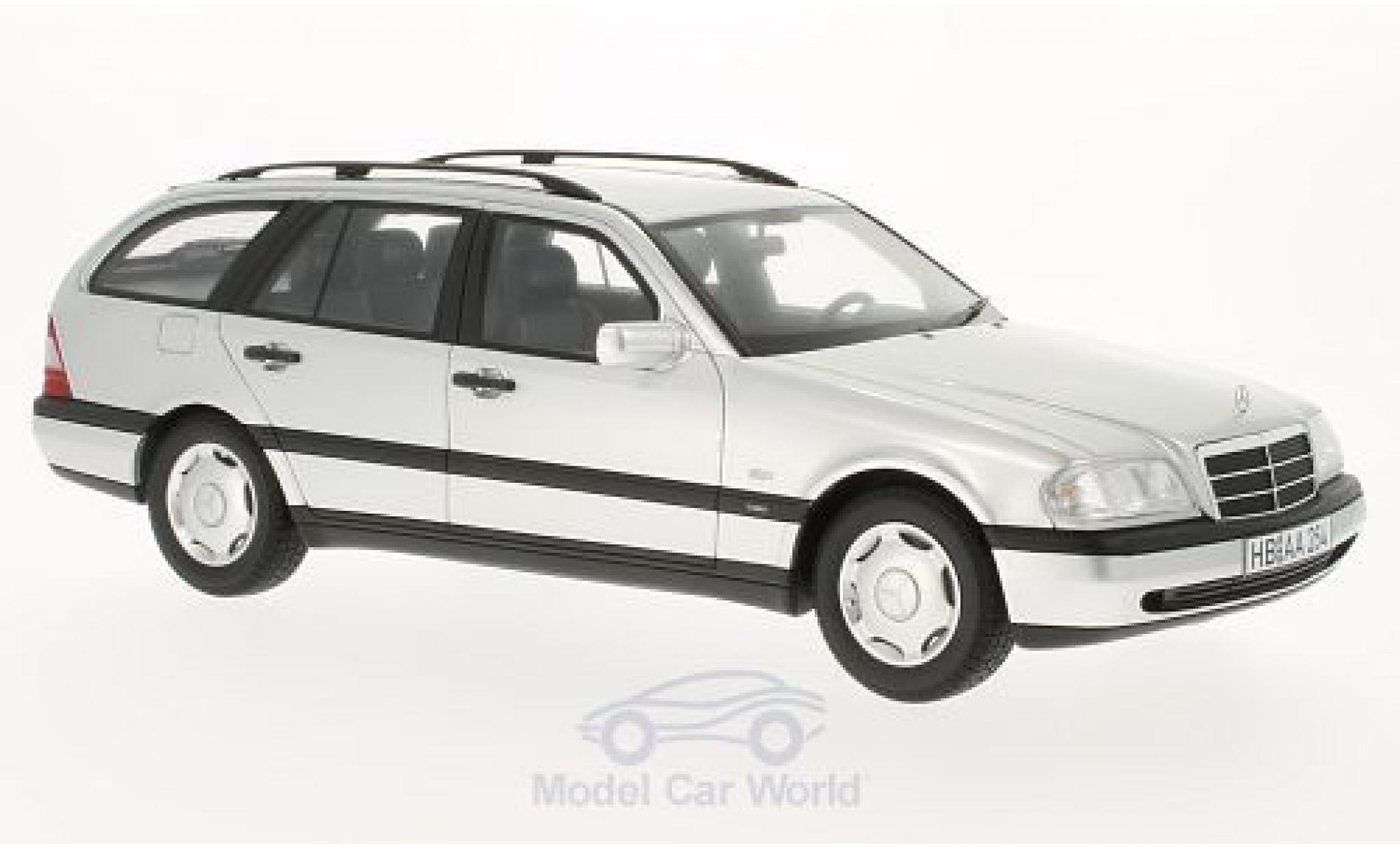 Mercedes Classe C 1/18 BoS Models C220 T-Modell (S202) grijs 1996 modelauto