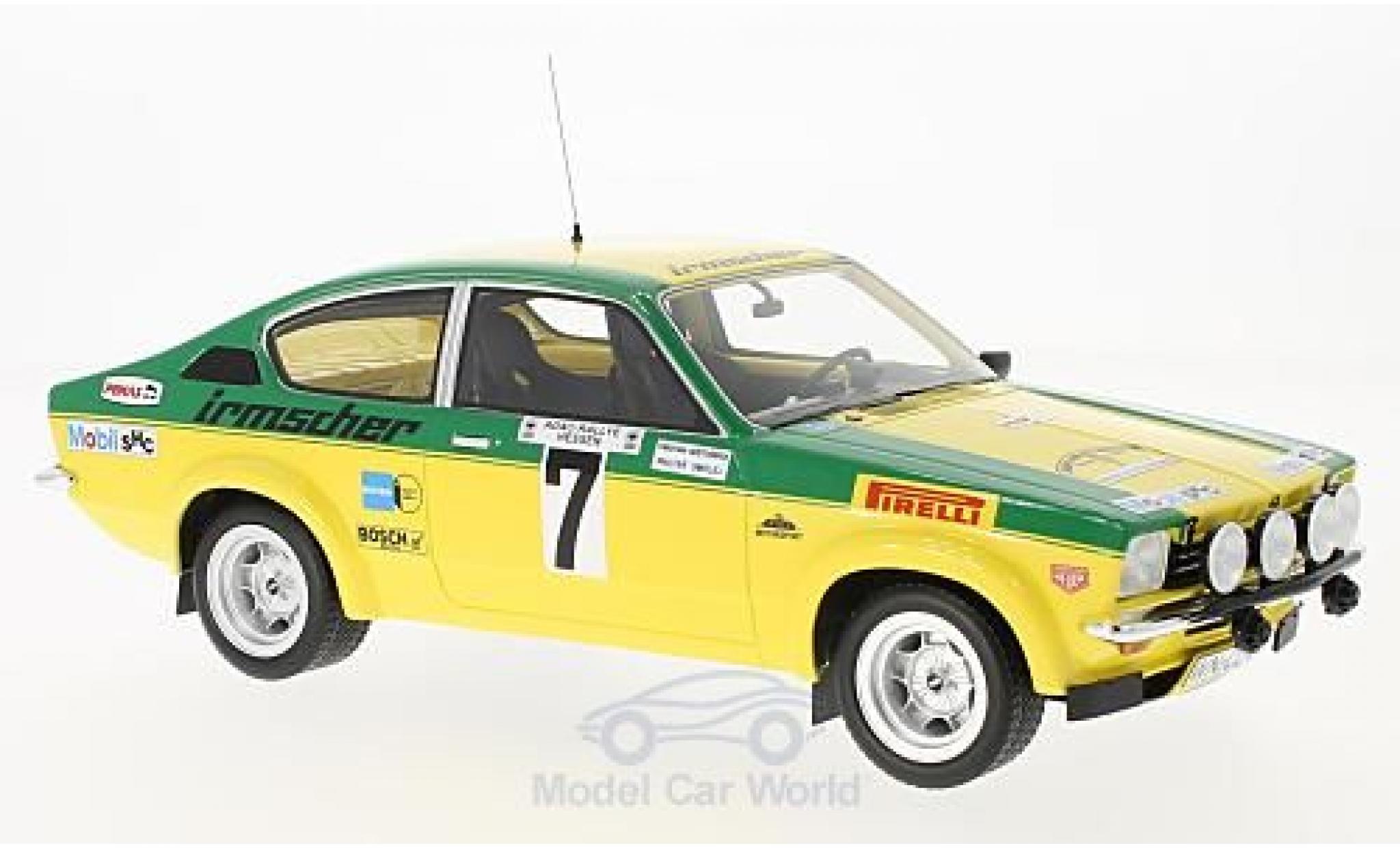 Opel Kadett GT 1/18 BoS Models C GT/E No.7 Rallye DM Rallye Hessen 1976 W.Smolej/C.Geistd&ouml;rfer modelauto