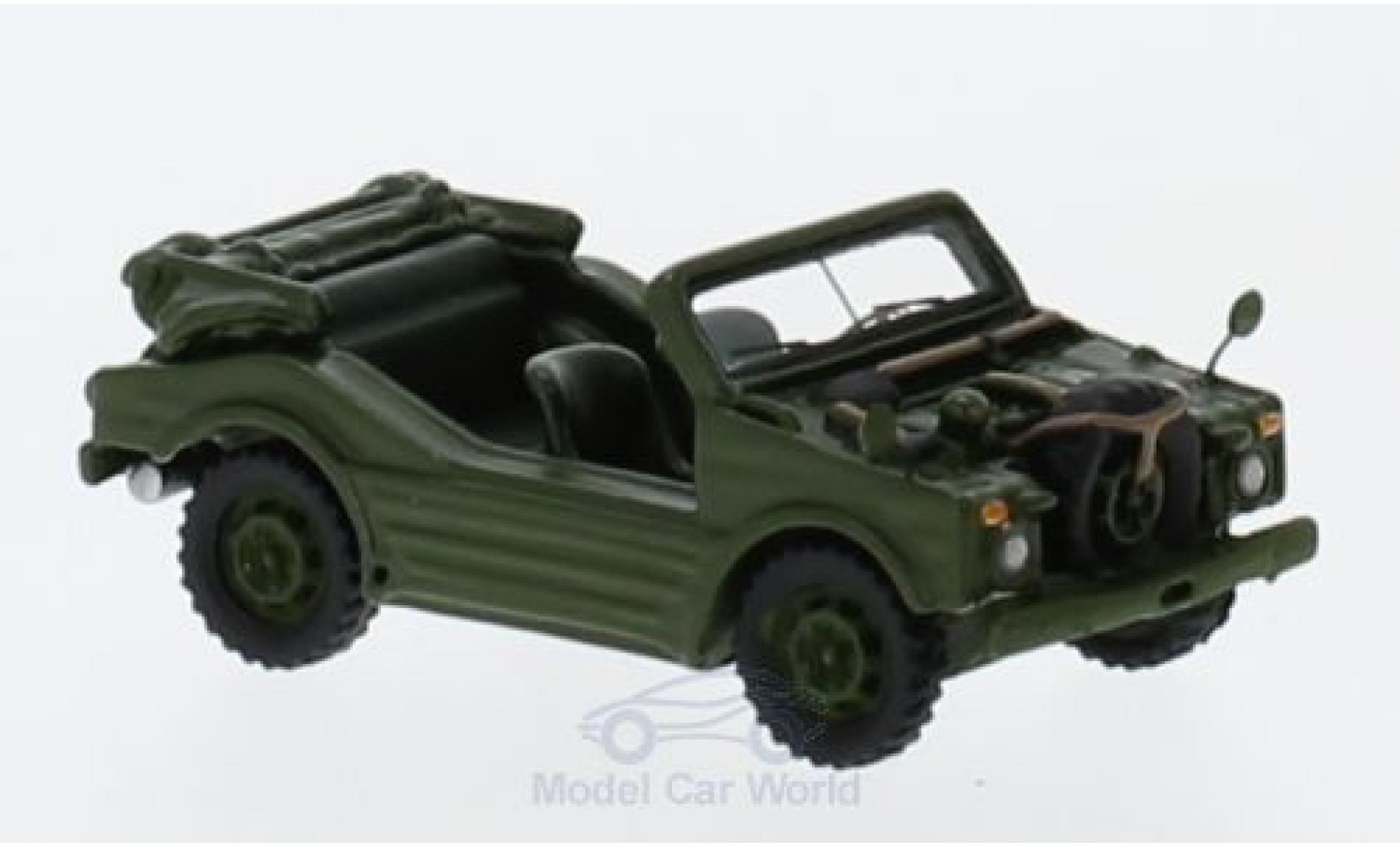 Porsche 597 1/87 BoS Models Jagdwagen groen 1953 modelauto