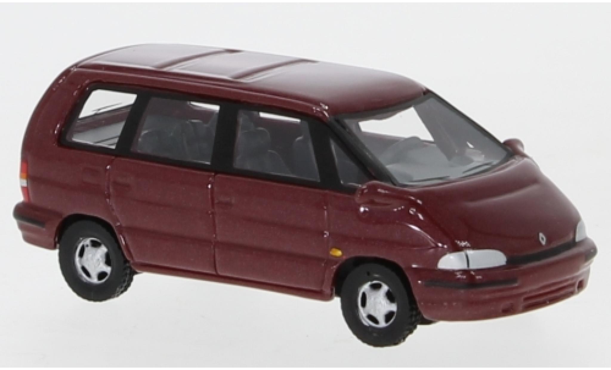 Renault Espace 1/87 BoS Models II metallic rood 1991 modelauto