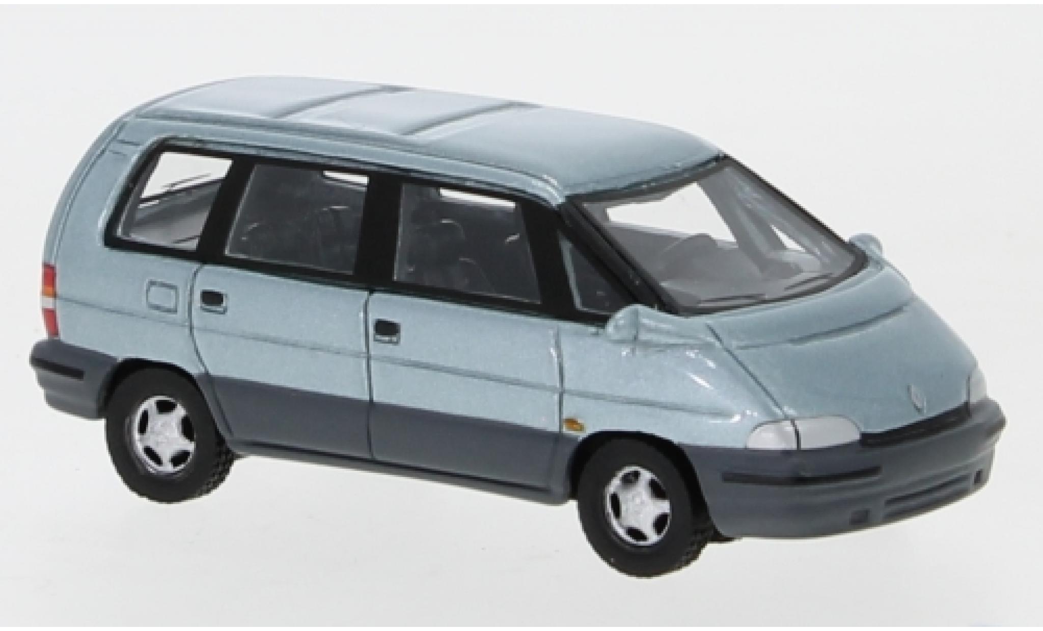 Renault Espace 1/87 BoS Models II metallic blauw 1991 modelauto