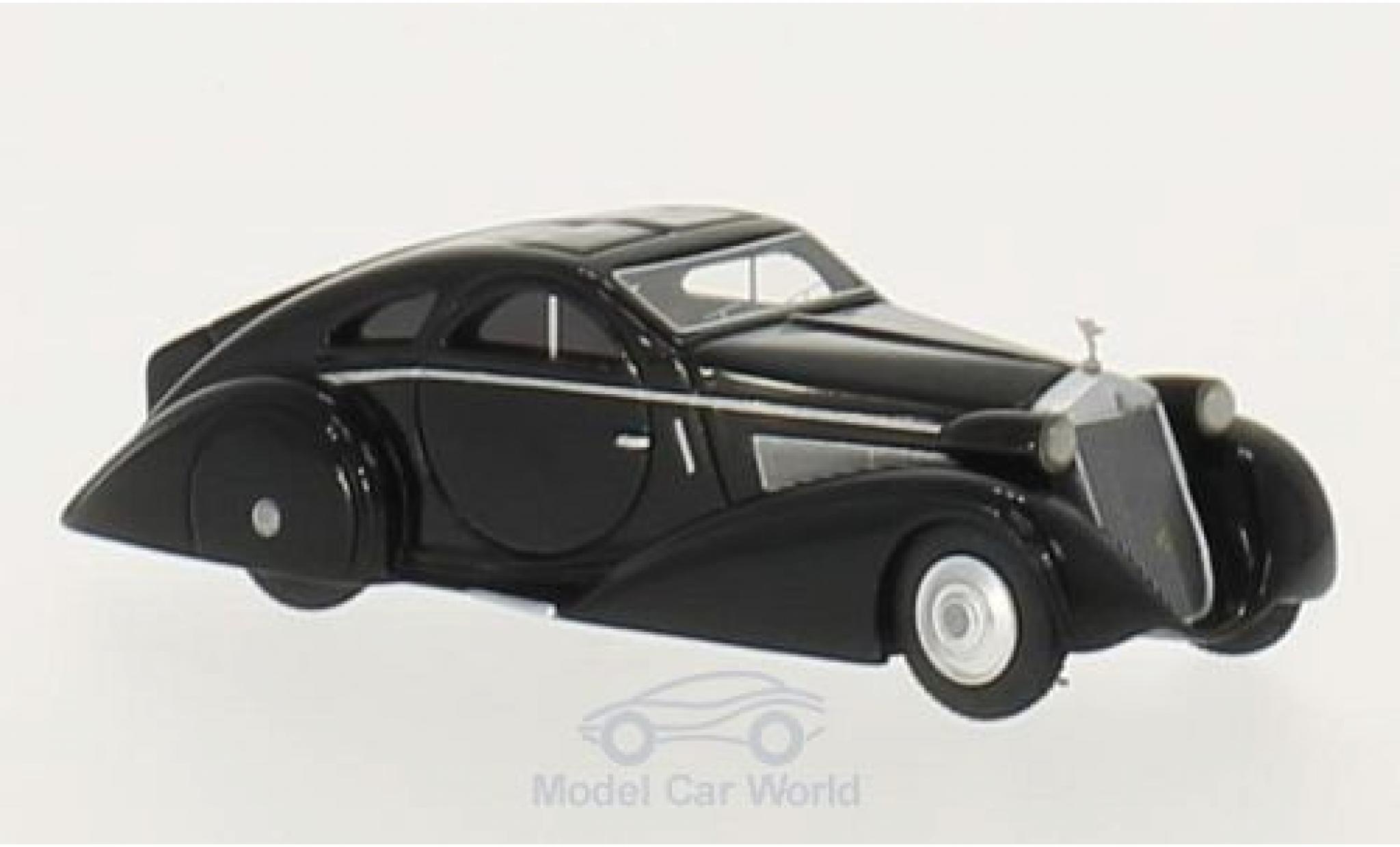 Rolls Royce Phantom 1/87 BoS Models I Jonckheere Coupe zwart RHD 1925 modelauto