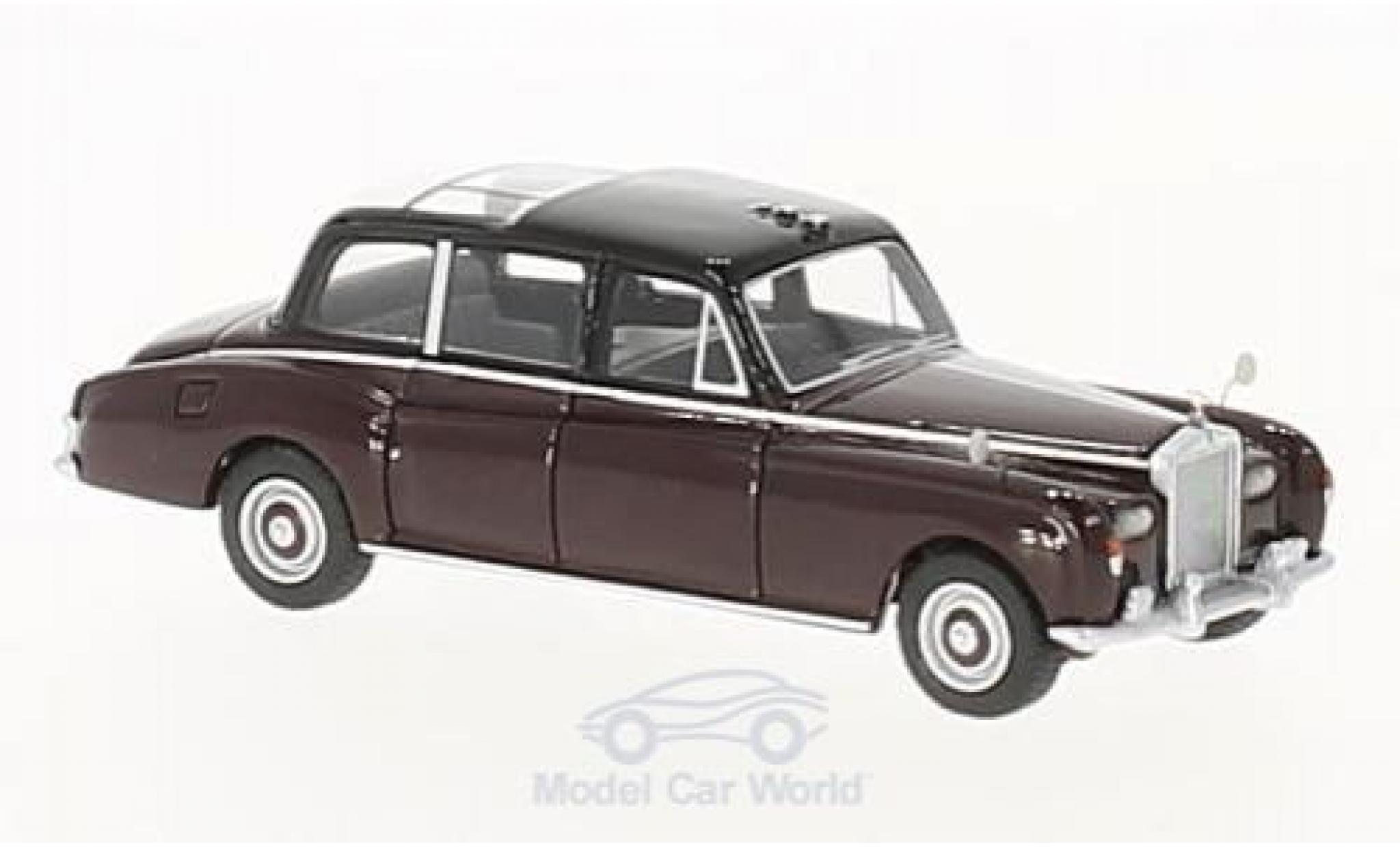 Rolls Royce Phantom 1/87 BoS Models VI rood/zwart Queen Elizabeth 1977 modelauto