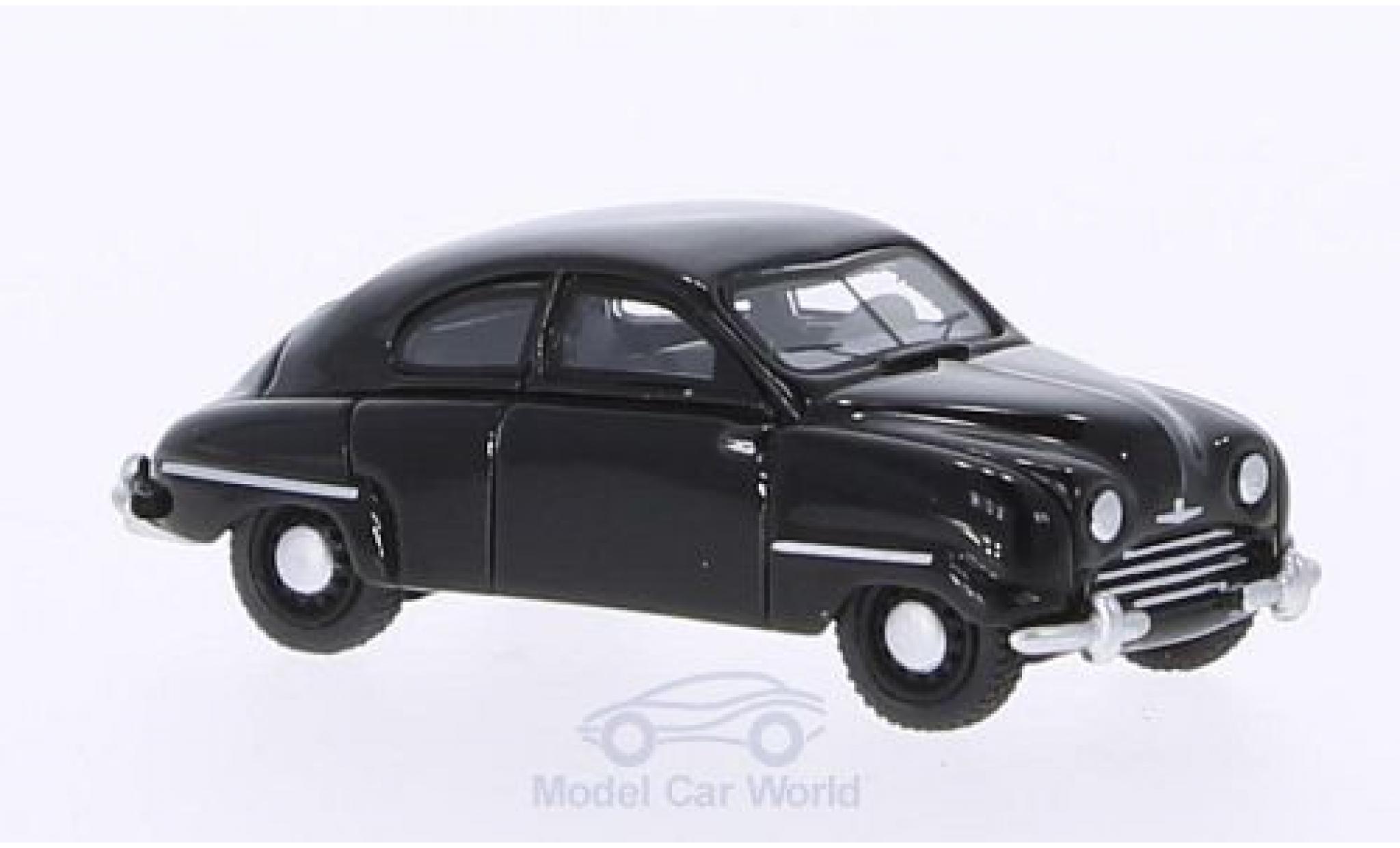 Saab 92B 1/87 BoS Models zwart 1953 modelauto