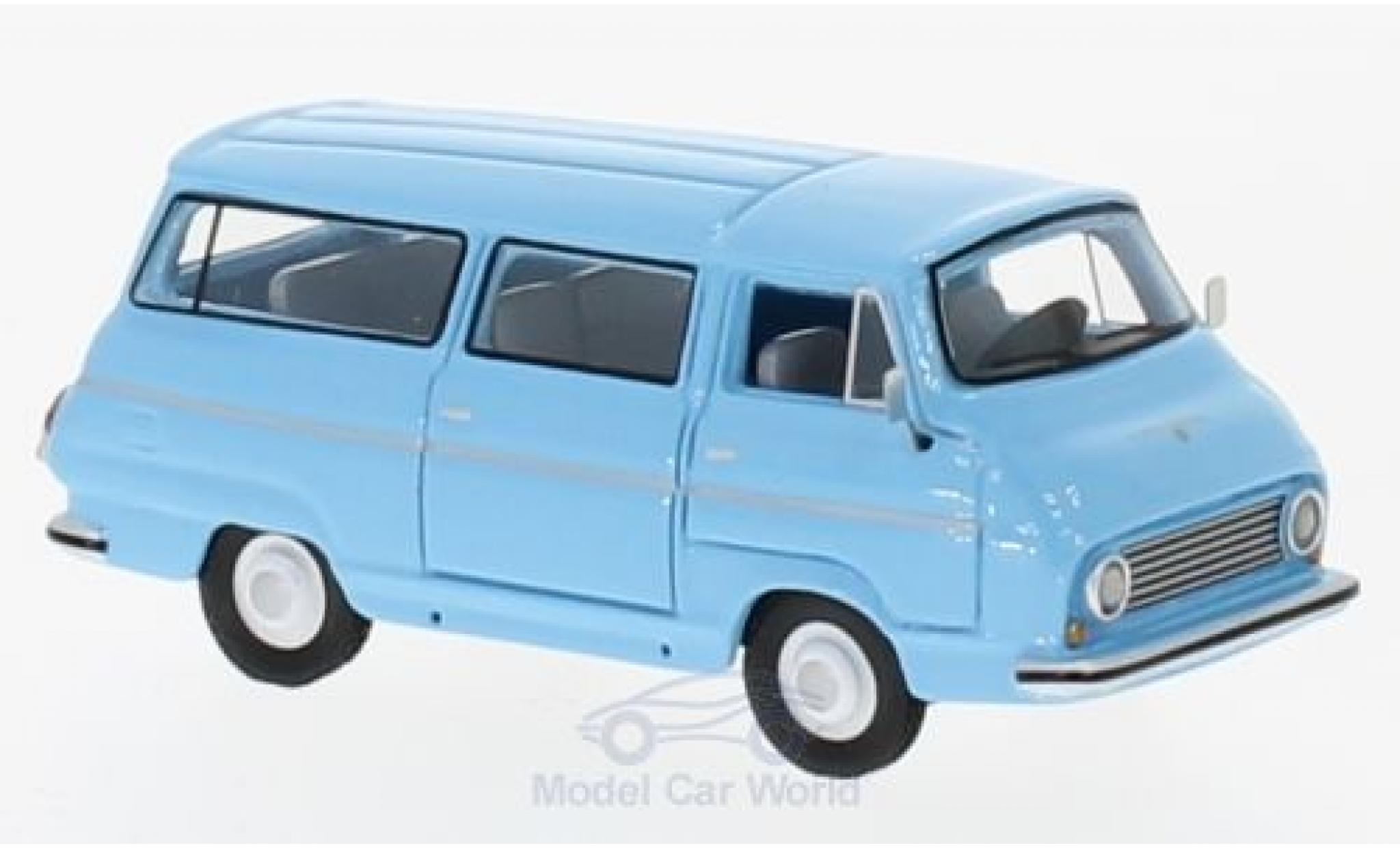 Skoda 1203 1/87 BoS Models Bus blauw 1968 modelauto