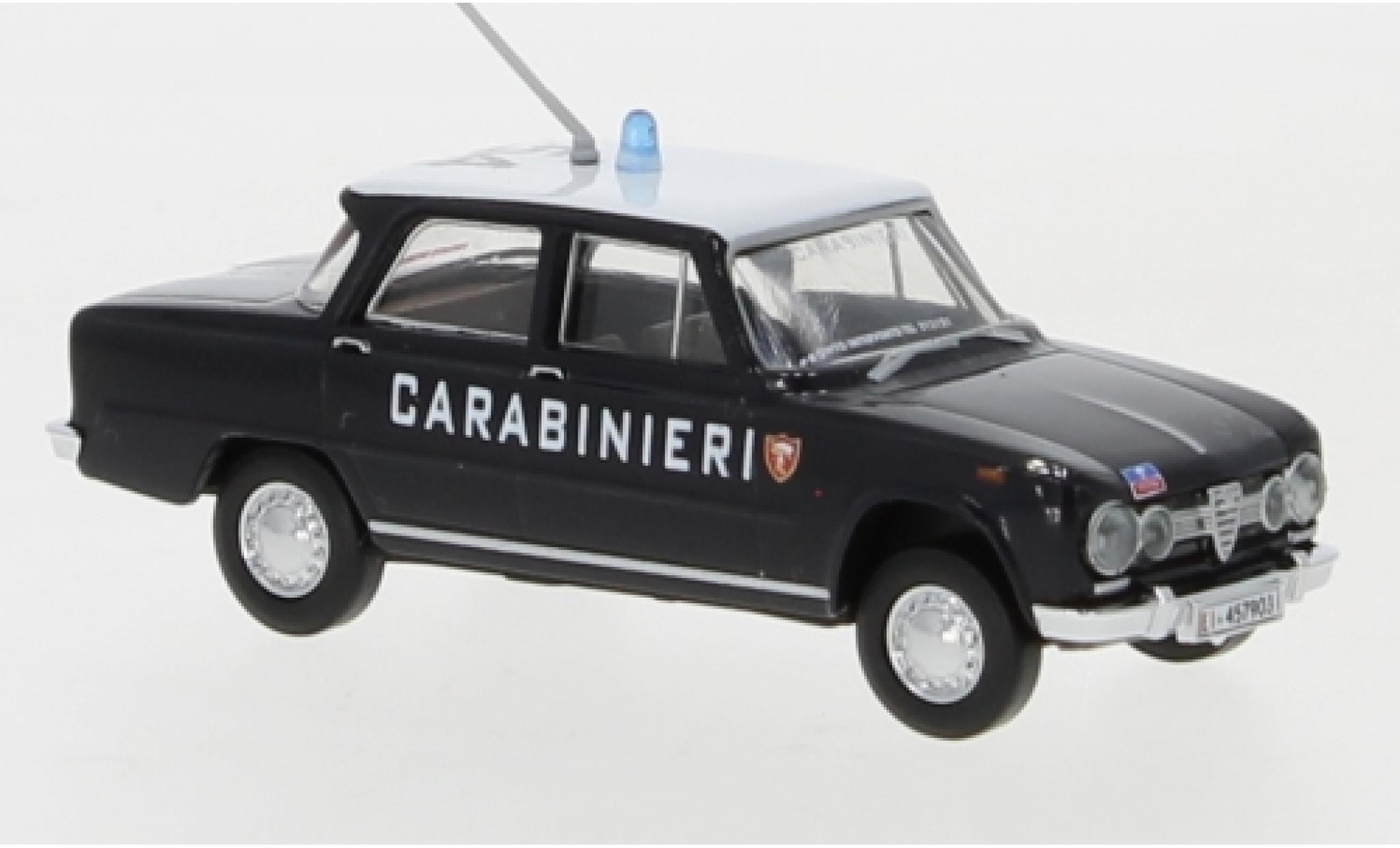 Alfa Romeo Giulia 1/87 Brekina 1600 Carabineri 1962 Dachnummer 54 modelauto