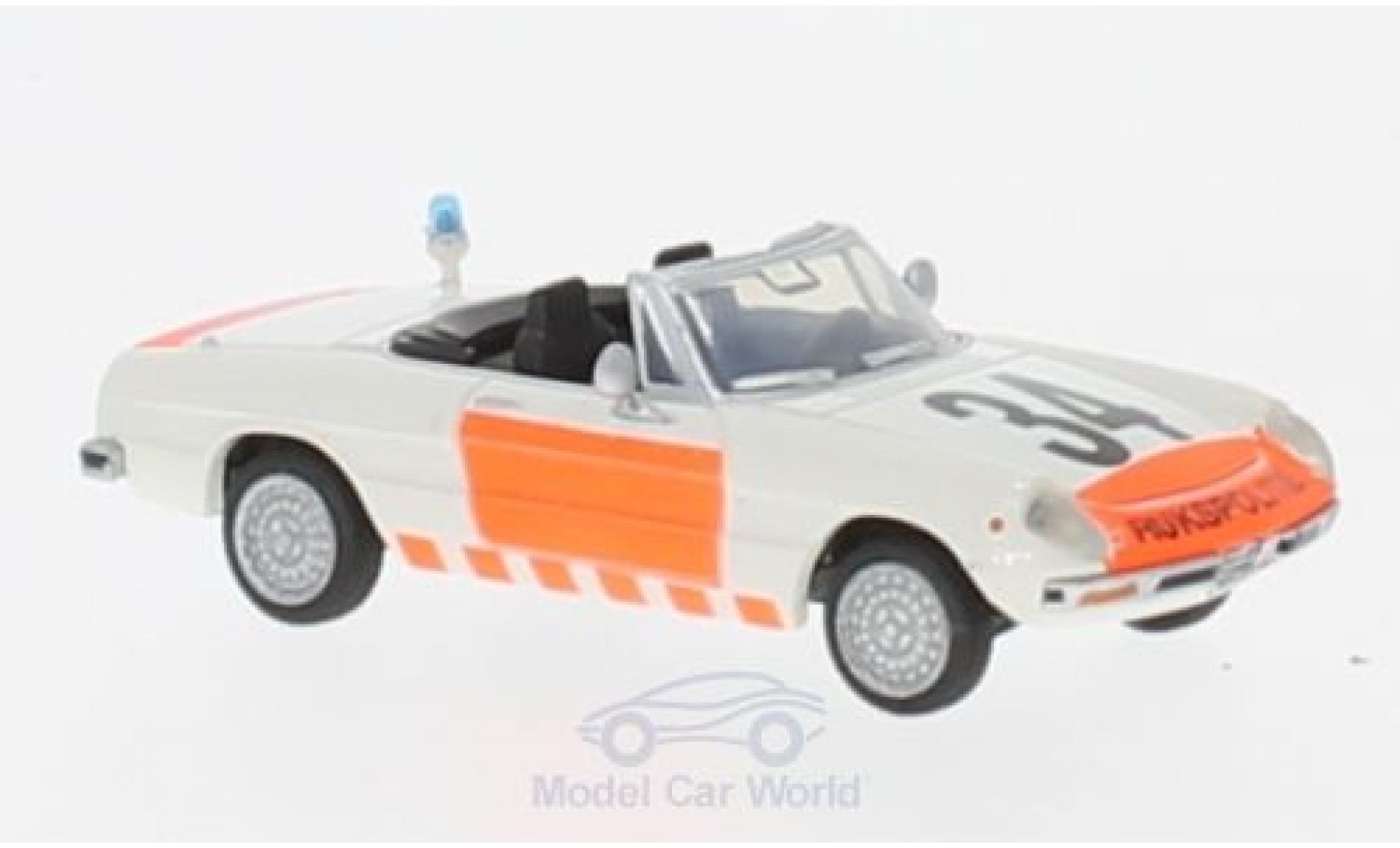Alfa Romeo Spider 1/87 Brekina Fastback Rijkspolitie 34 modelauto