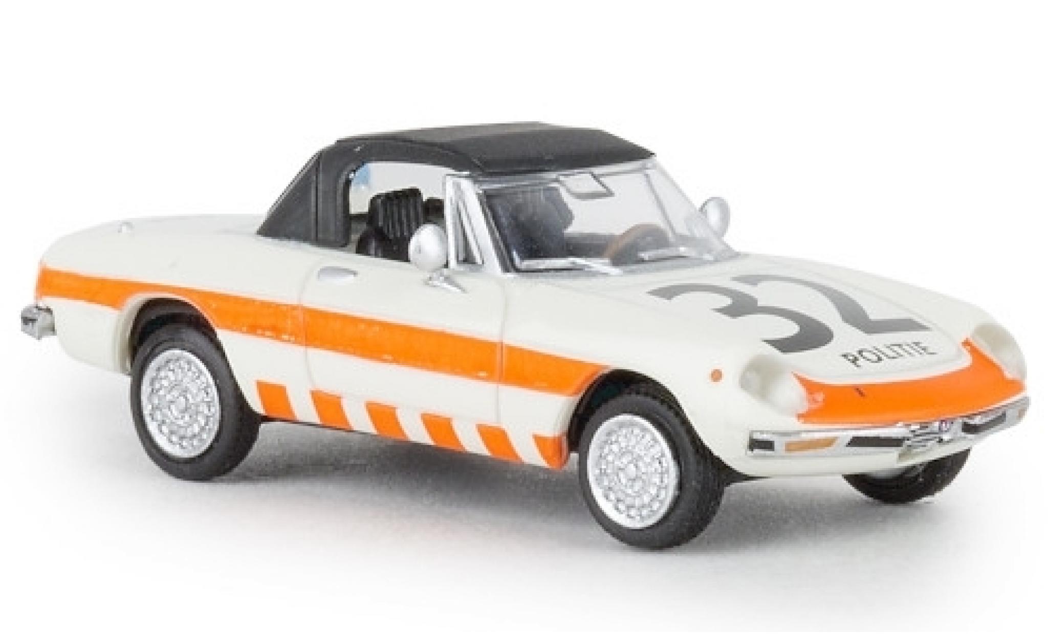 Alfa Romeo Spider 1/87 Brekina Politie 32 1969 geschlossen TD modelauto
