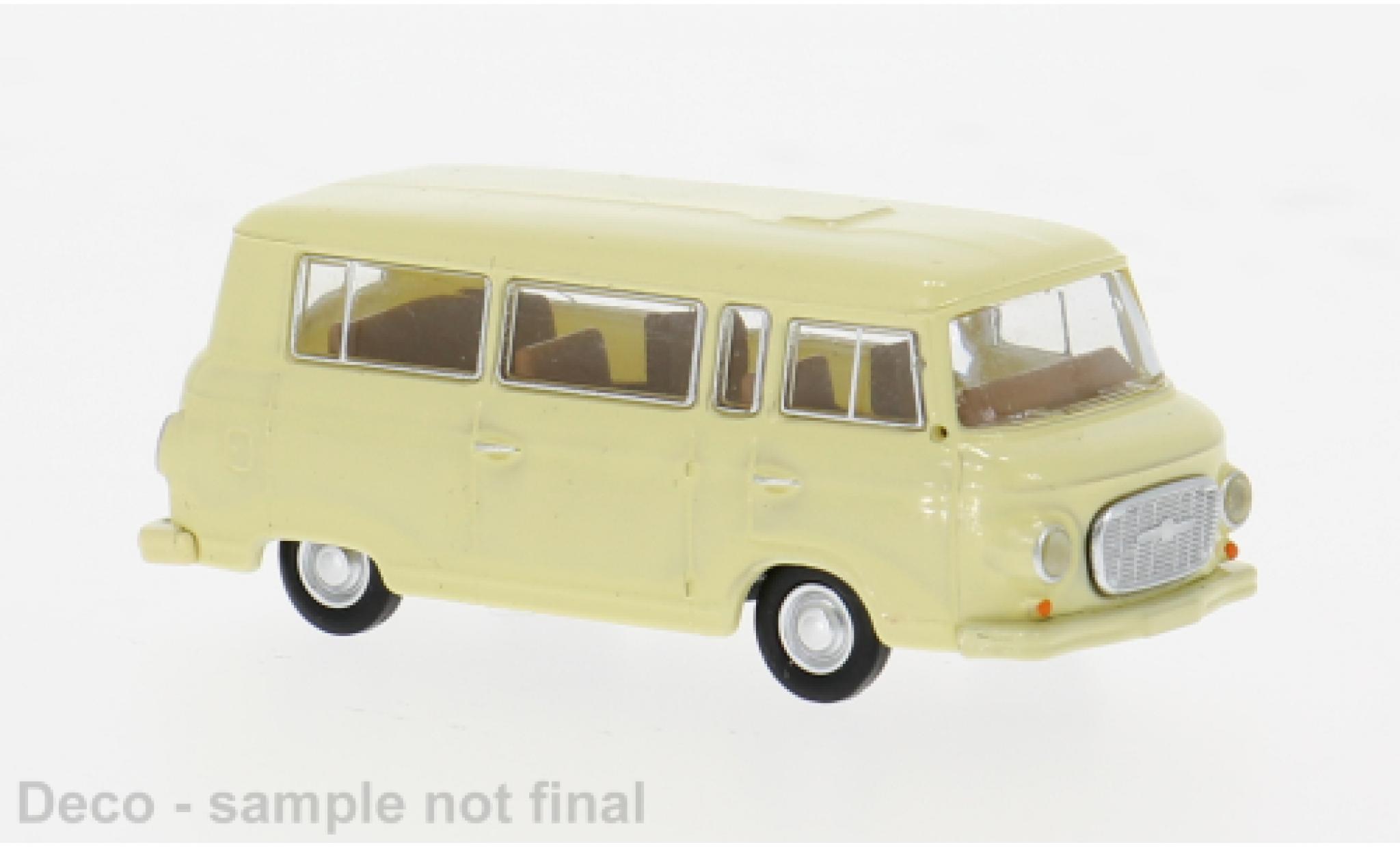 Barkas B 1000 1/87 Brekina Bus beige 1962 1:87 modelauto