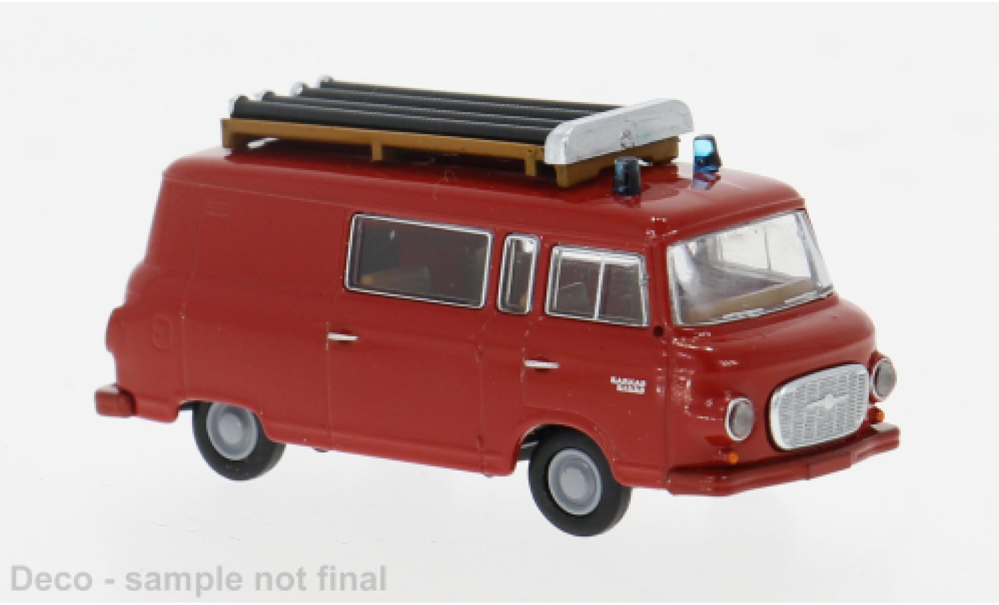Barkas B 1000 1/87 Brekina Halbbus 1962 Brandweer 1:87 modelauto
