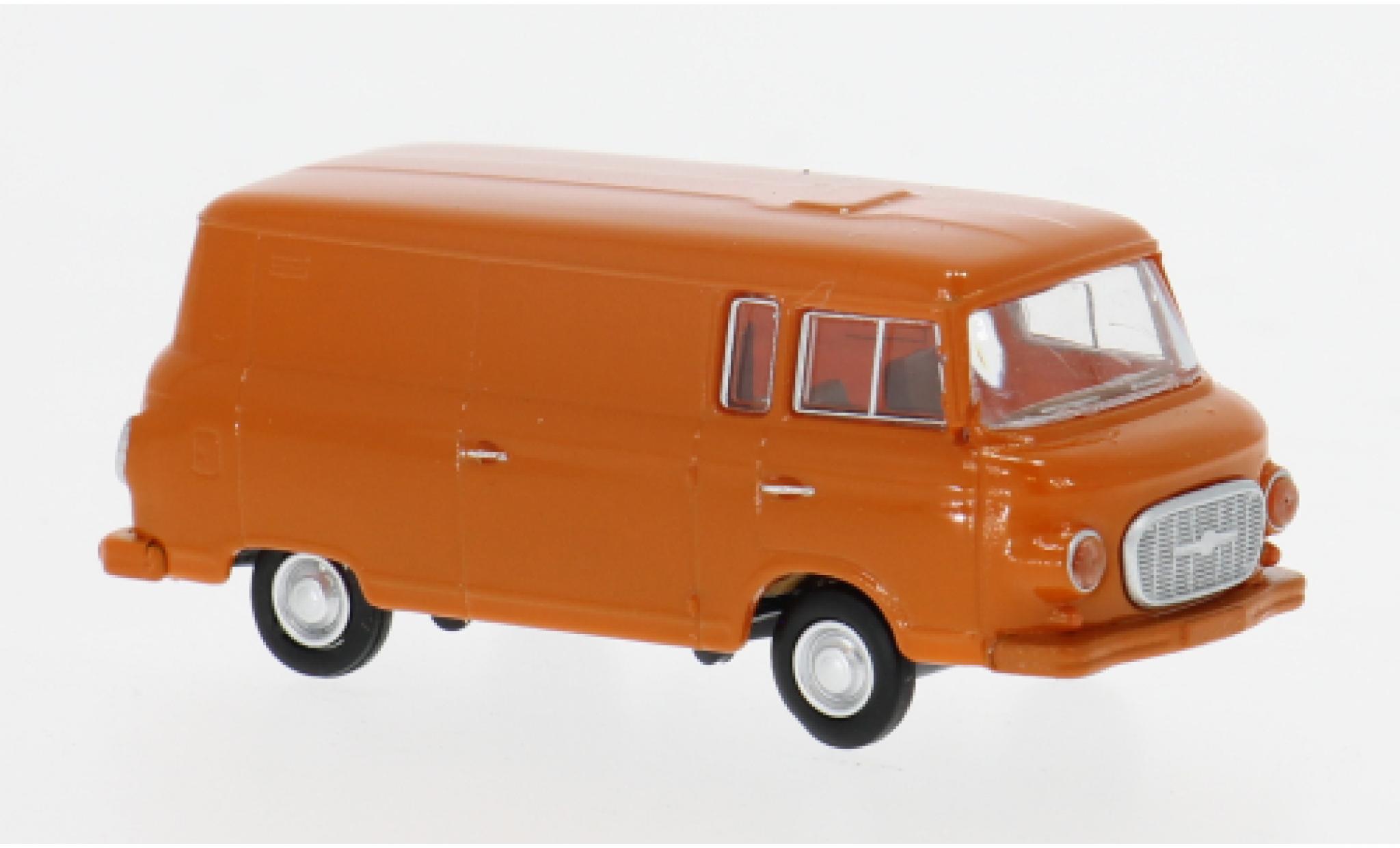 Barkas B 1000 1/87 Brekina Kasten oranje 1962 1:87 modelauto