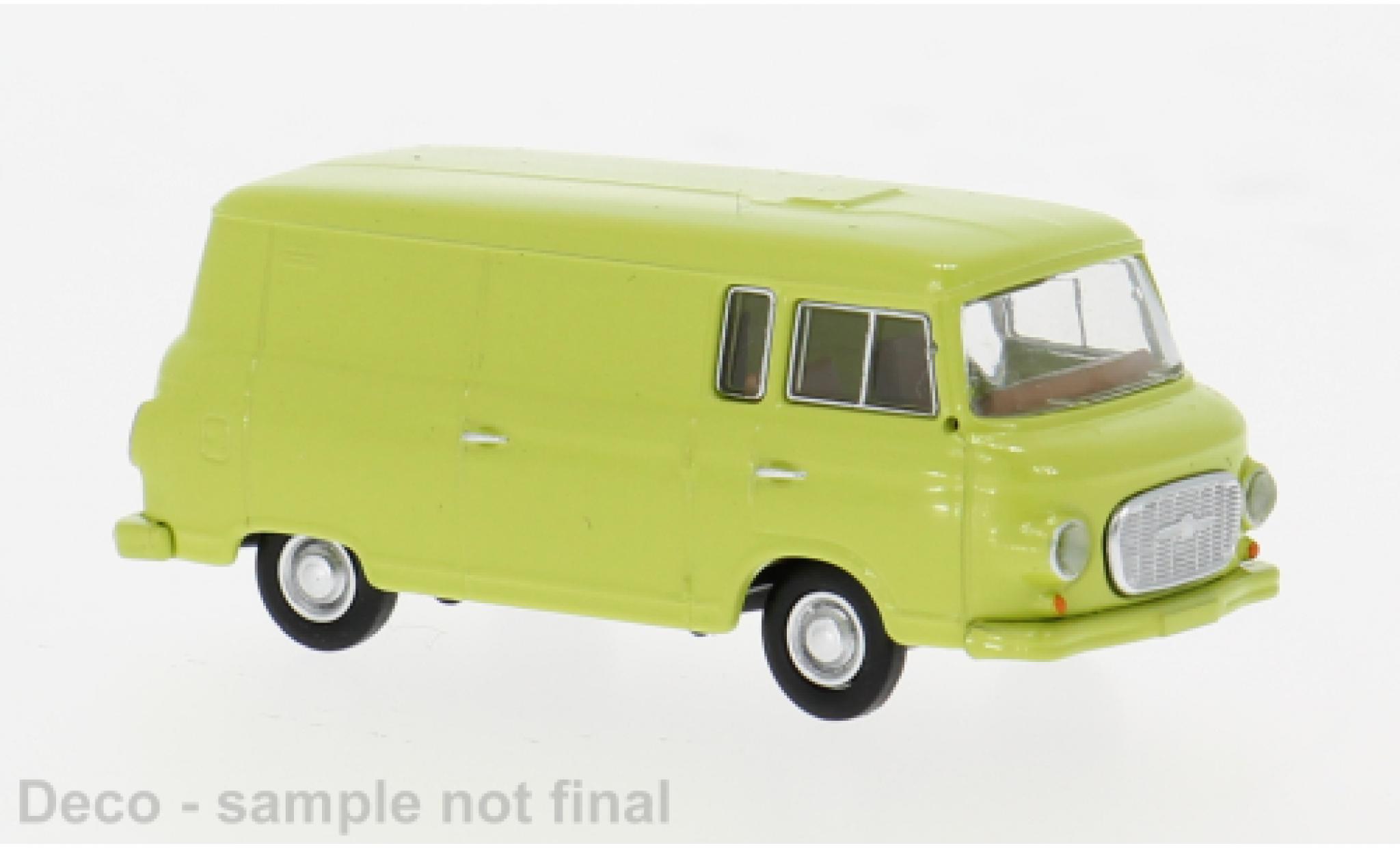 Barkas B 1000 1/87 Brekina Kasten groen 1962 1:87 modelauto