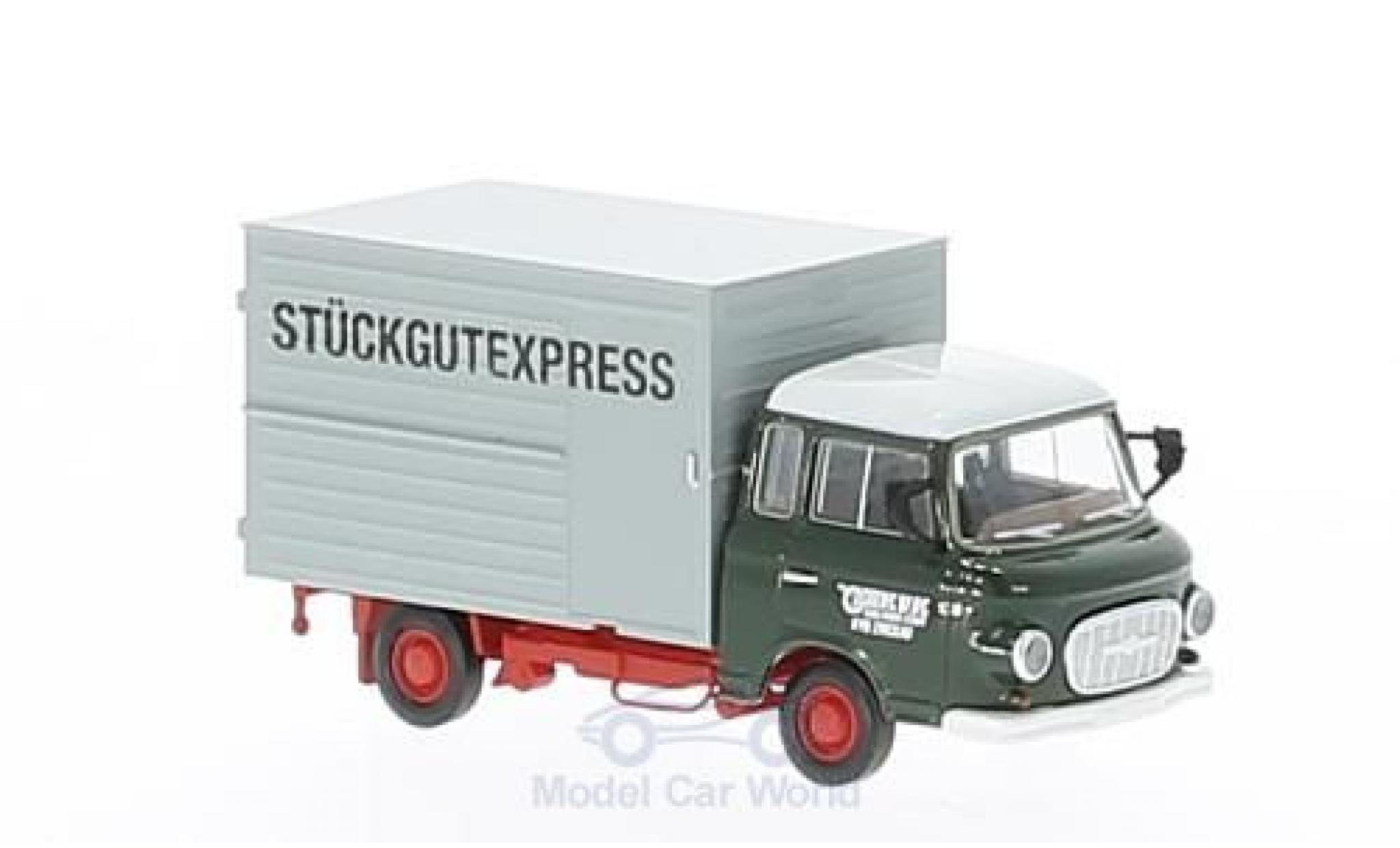 Barkas B 1000 1/87 Brekina KVK Zwikau St&uuml;ckgutexpress Koffer modelauto