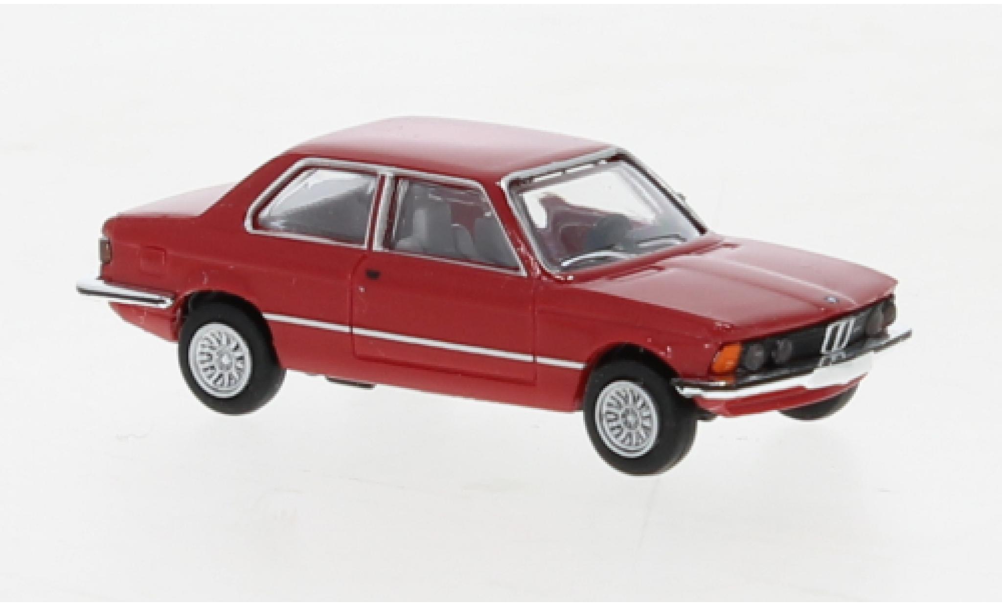 Bmw 323 1/87 Brekina i rood 1975 modelauto