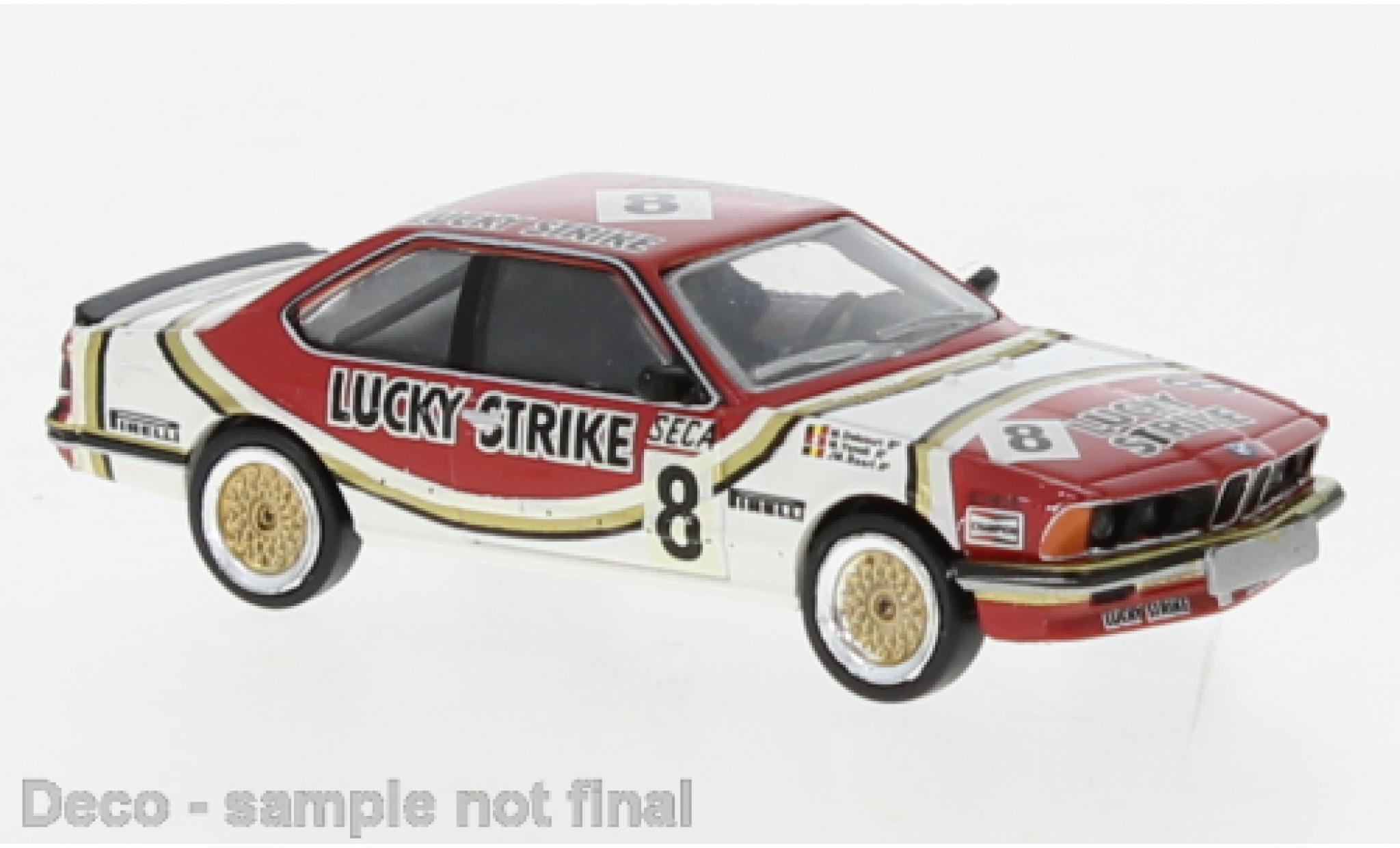 Bmw 635 1/87 Brekina CSi No.8 Spa 1983 modelauto