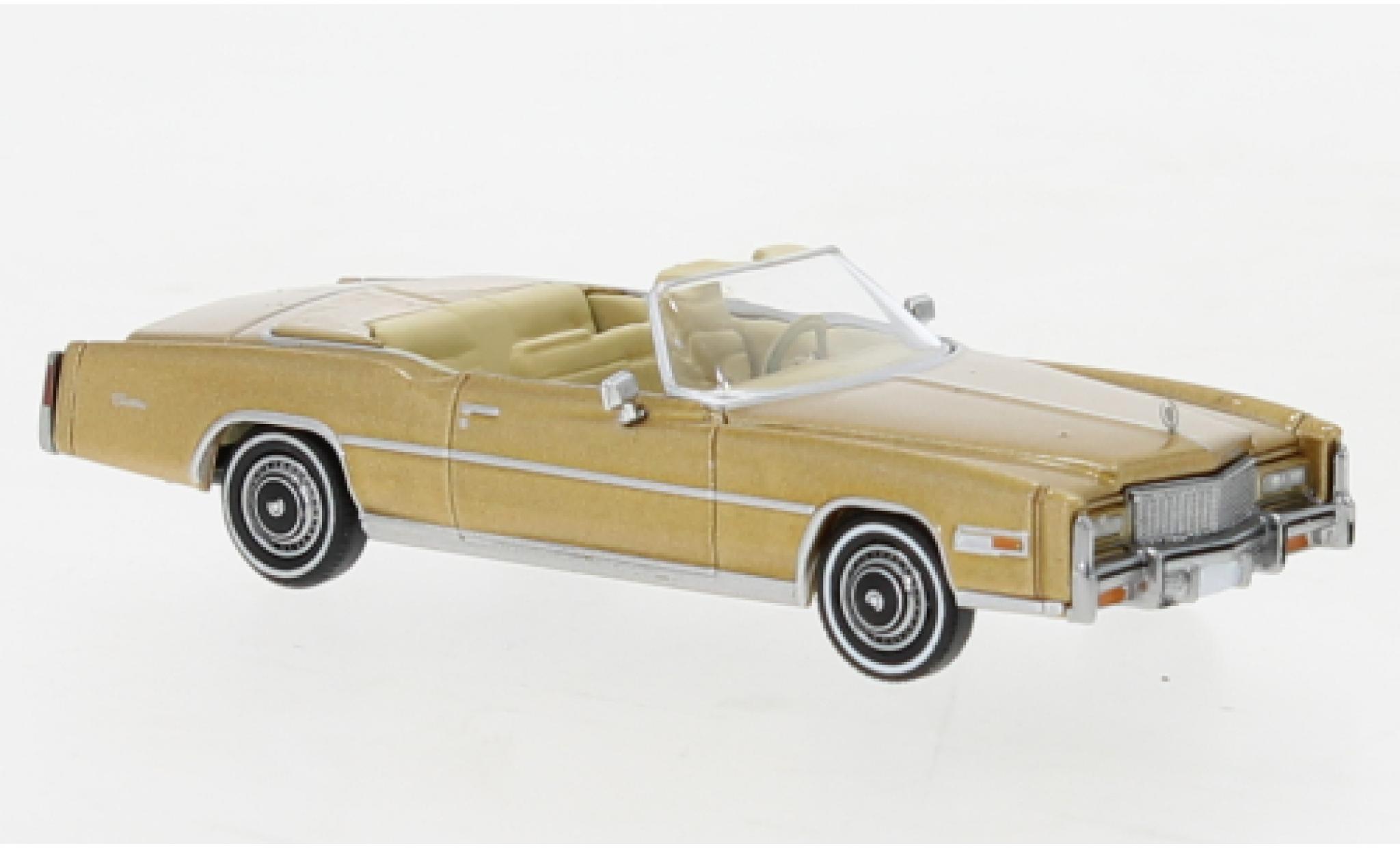 Cadillac Eldorado 1/87 Brekina Cabriolet metallic beige 1976 modelauto