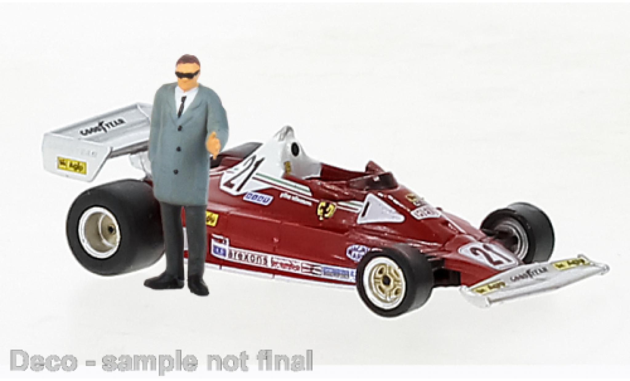 Ferrari 312 1/87 Brekina T2 avec figurine No.21 1976 modelauto