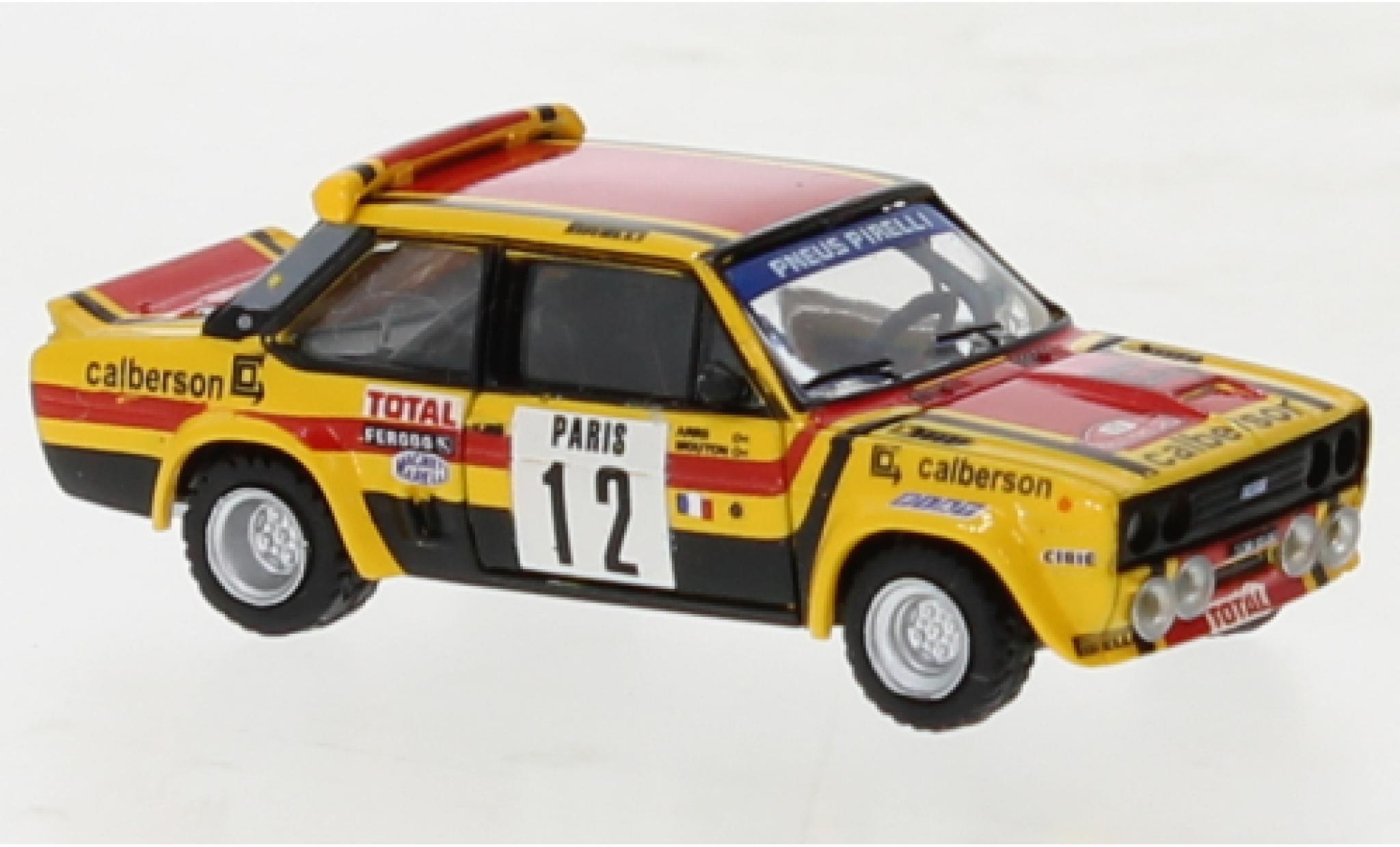 Fiat 131 1/87 Brekina Abarth No.12 Calberson Monte Carlo 1980 modelauto