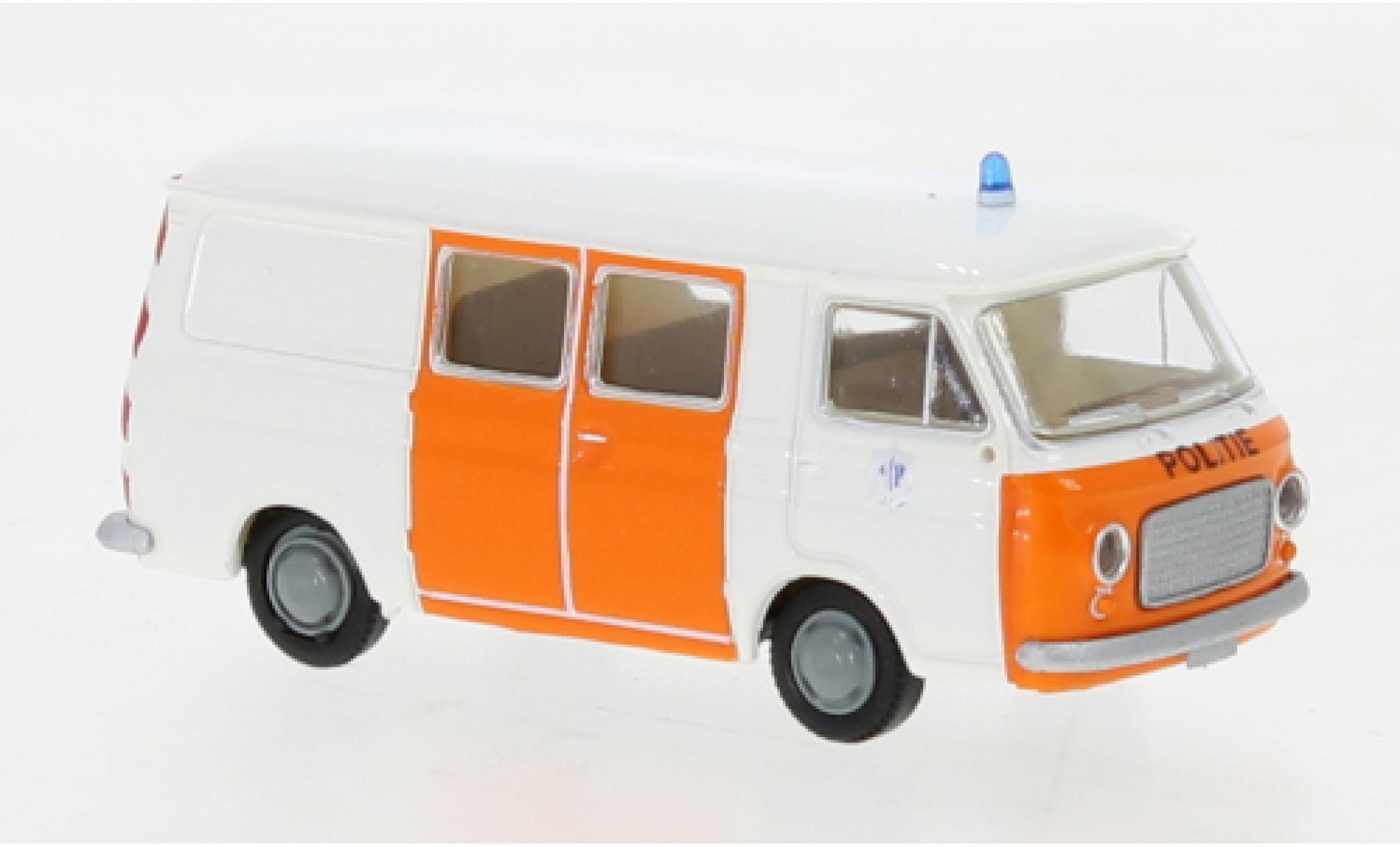Fiat 238 1/87 Brekina demi bus Politie (NL) 1966 modelauto