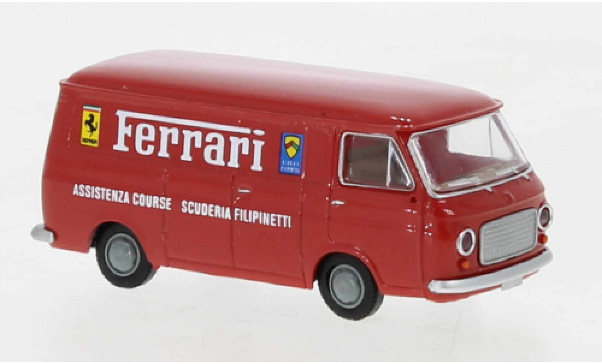 Fiat 238 1/87 Brekina bestelwagen Filipinetti - Ferrari 1966 modelauto