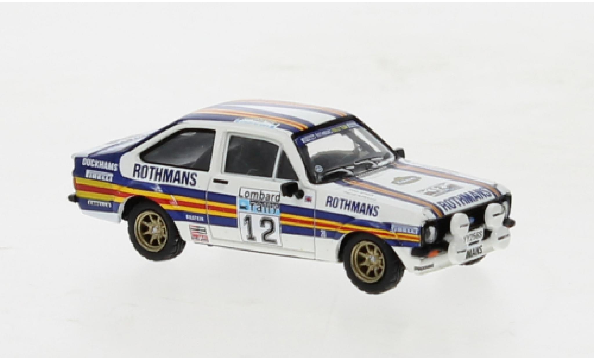 Ford Escort 1/87 Brekina RS 1800 No.12 Rallye RAC Lombard 1981 modelauto