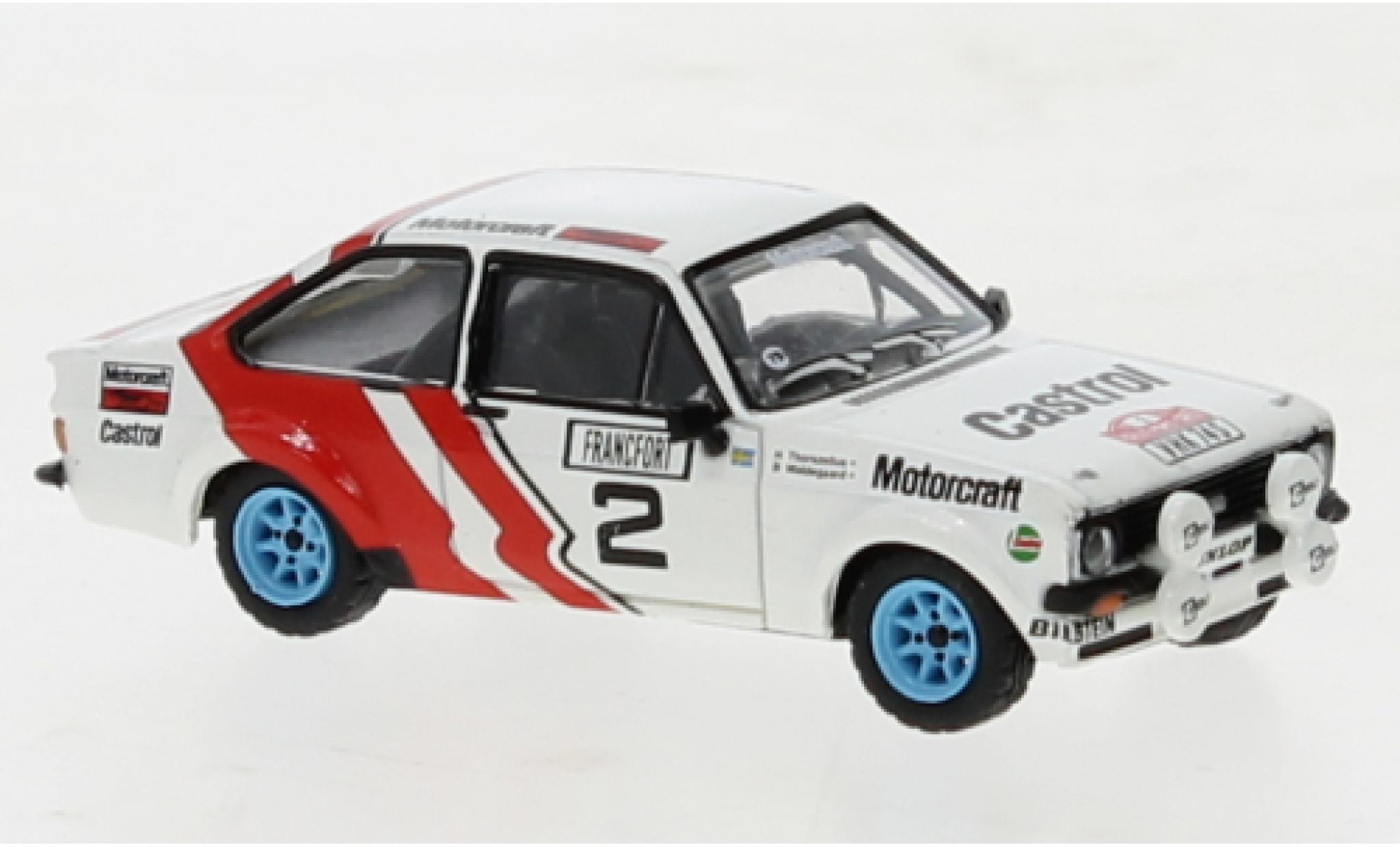 Ford Escort 1/87 Brekina RS 1800 No.2 Rallye Monte Carlo 1979 modelauto