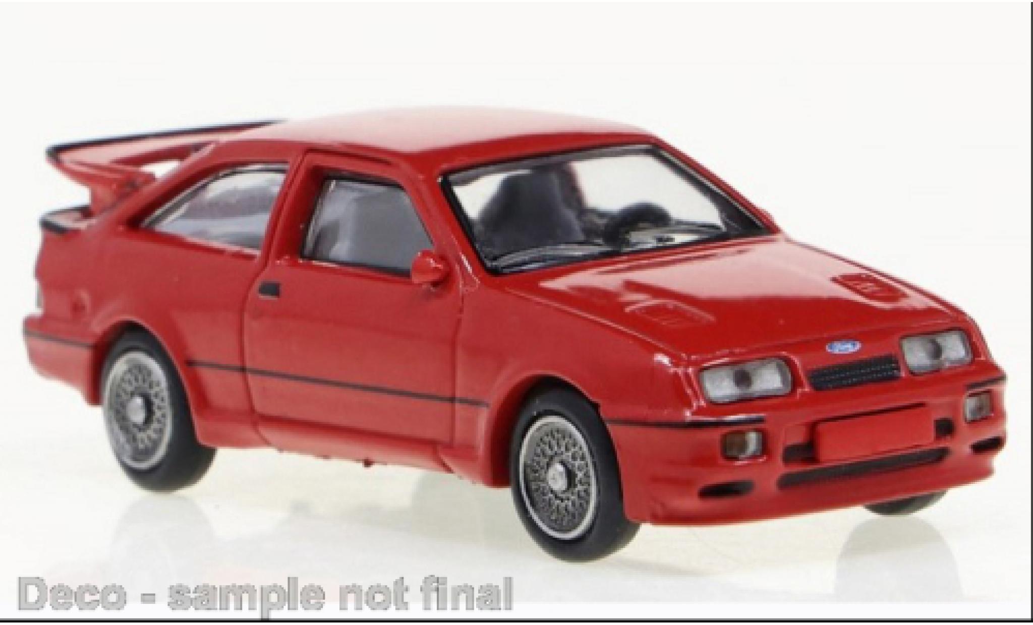 Ford Sierra 1/87 Brekina RS Cosworth rood 1988 modelauto