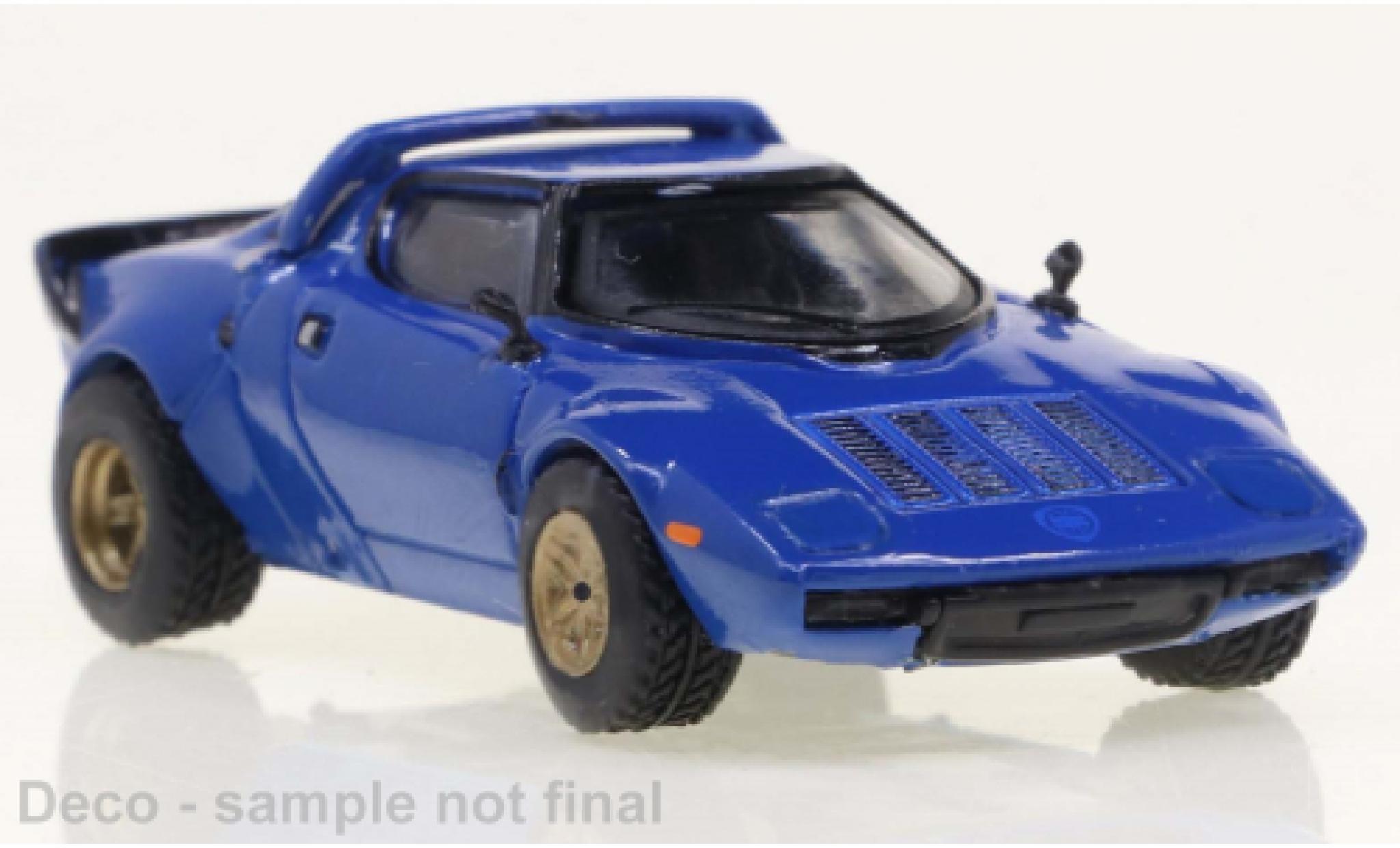 Lancia Stratos 1/87 Brekina HF blauw 1975 modelauto