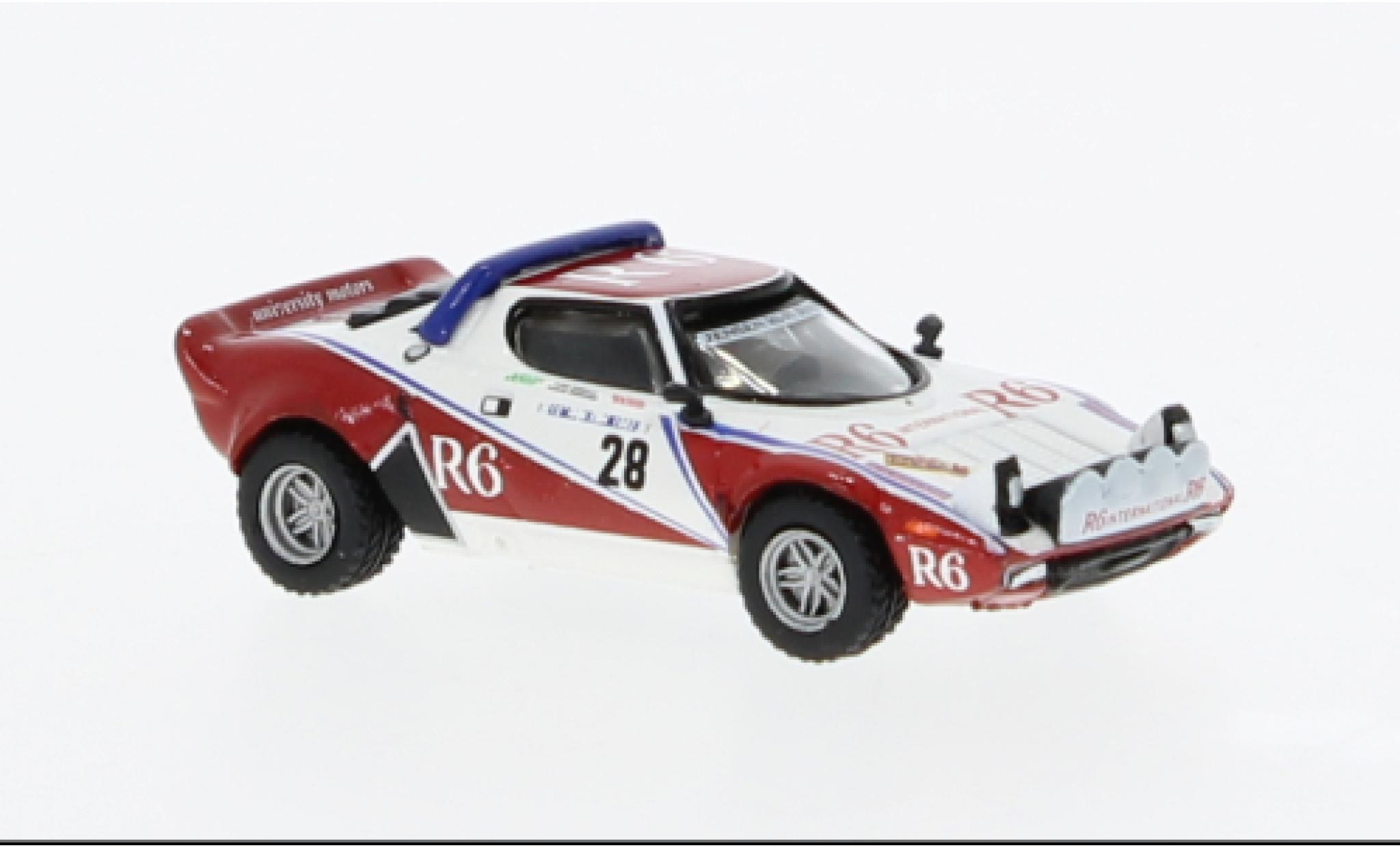 Lancia Stratos 1/87 Brekina HF No.28 R6 1982 modelauto