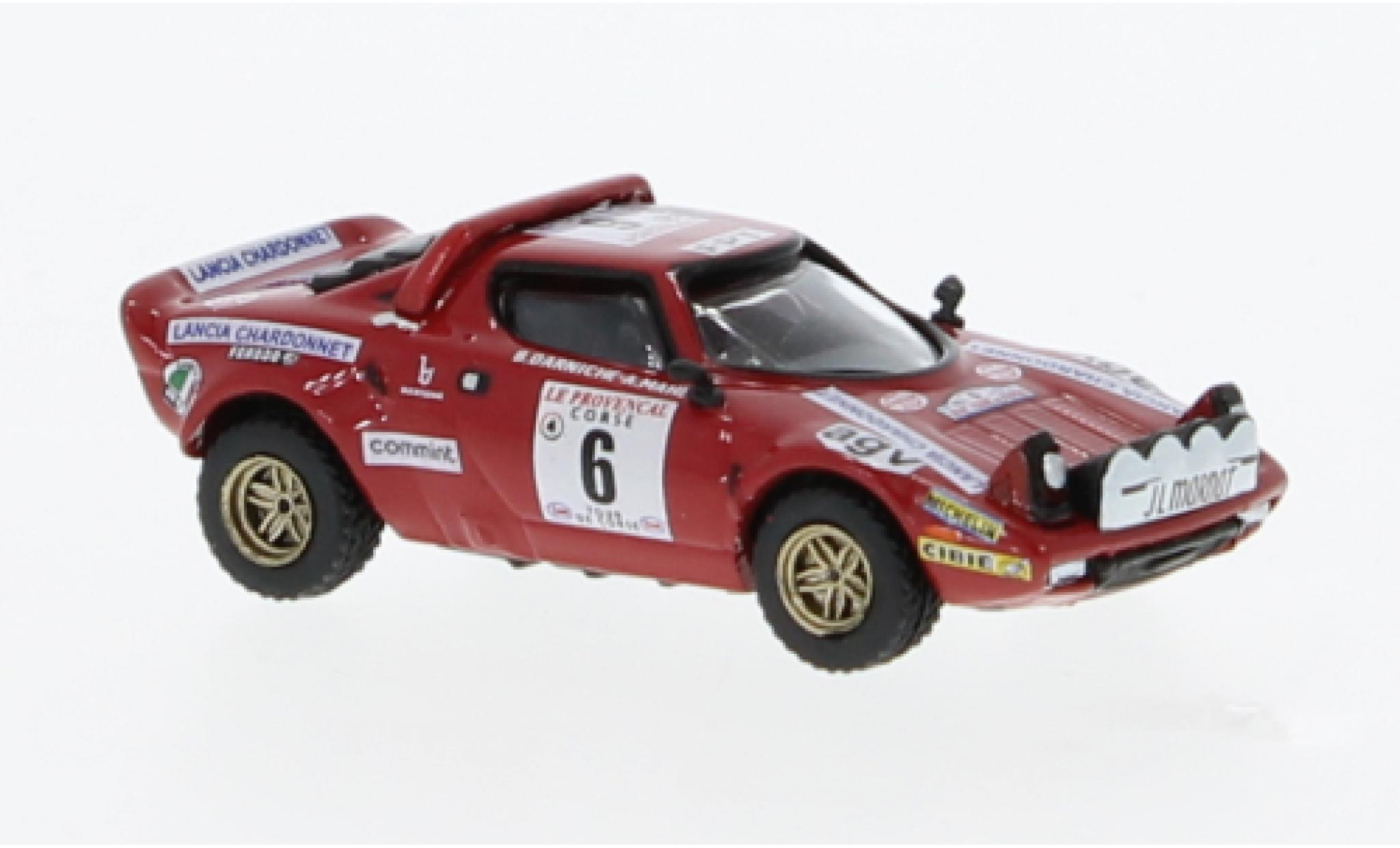 Lancia Stratos 1/87 Brekina HF No.6 Chardonnet 1975 modelauto