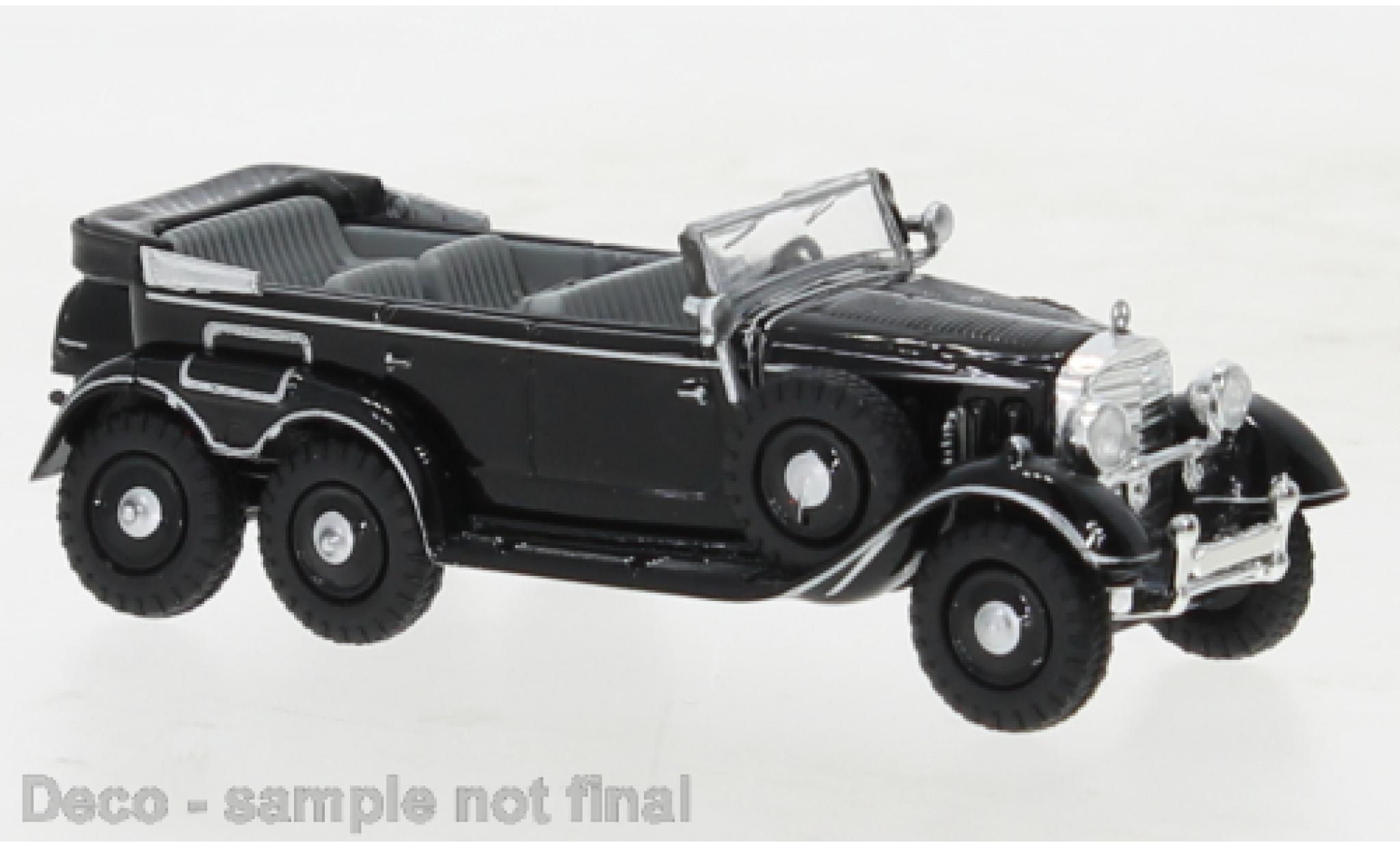 Mercedes G4 1/87 Brekina zwart 1938 modelauto