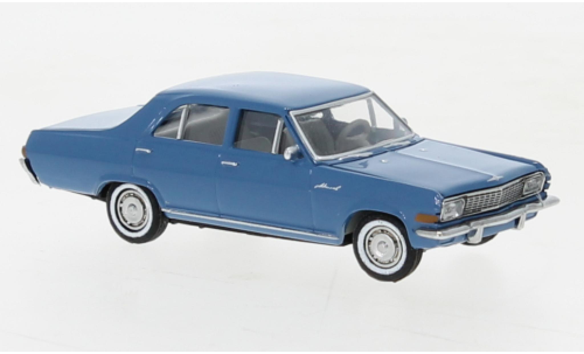 Opel Admiral 1/87 Brekina A blauw 1964 modelauto
