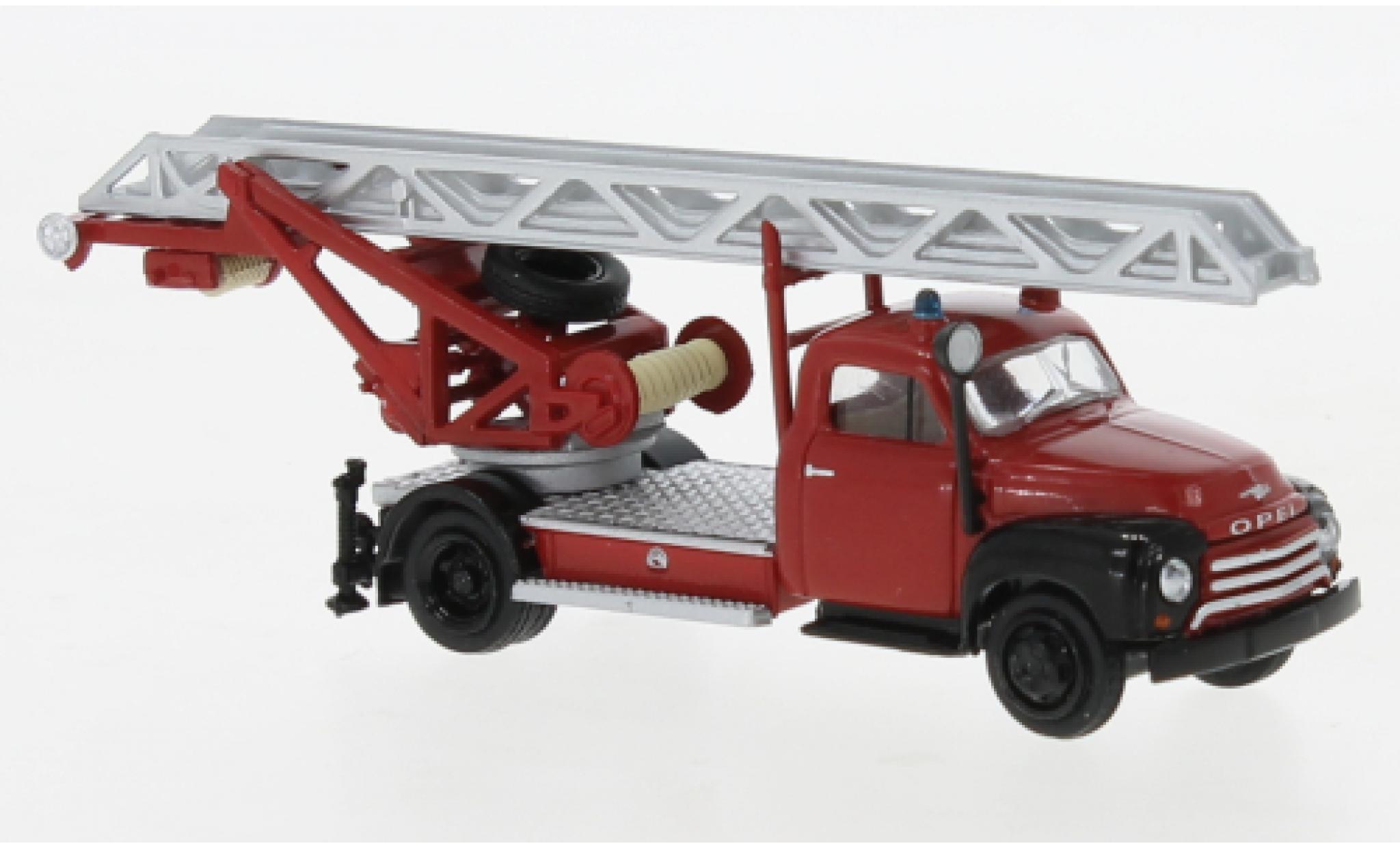 Opel Blitz 1/87 Brekina DL 18 rood/zwart 1952 modelauto
