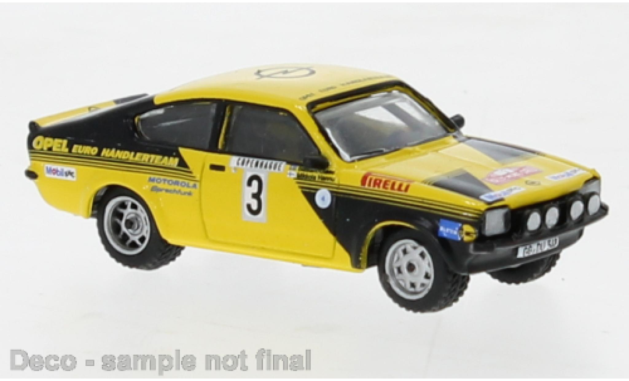 Opel Kadett 1/87 Brekina C GT/E No.3 Rallye Monte Carlo 1976 modelauto