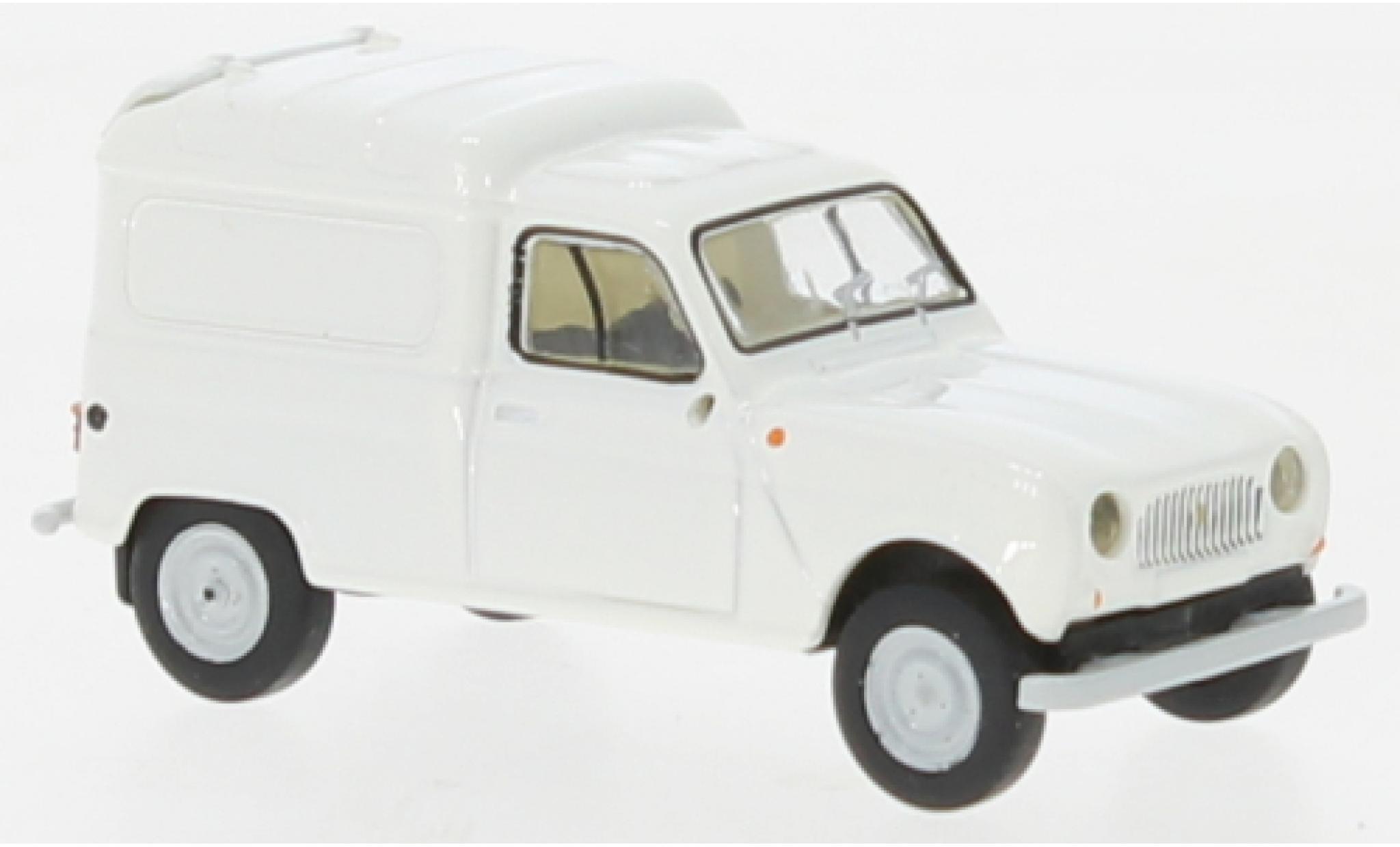 Renault 4 1/87 Brekina R Bestelbusje wit 1961 modelauto
