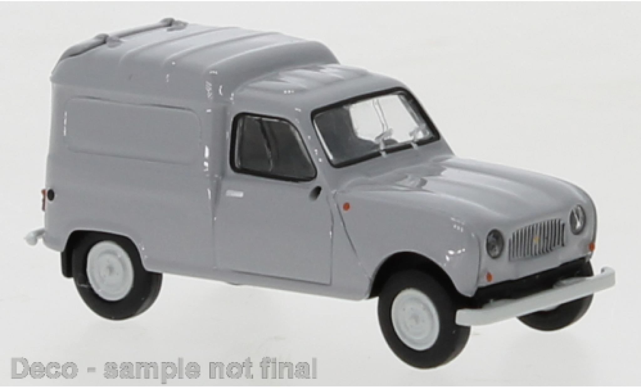 Renault 4 1/87 Brekina R Bestelbusje grijs 1961 modelauto